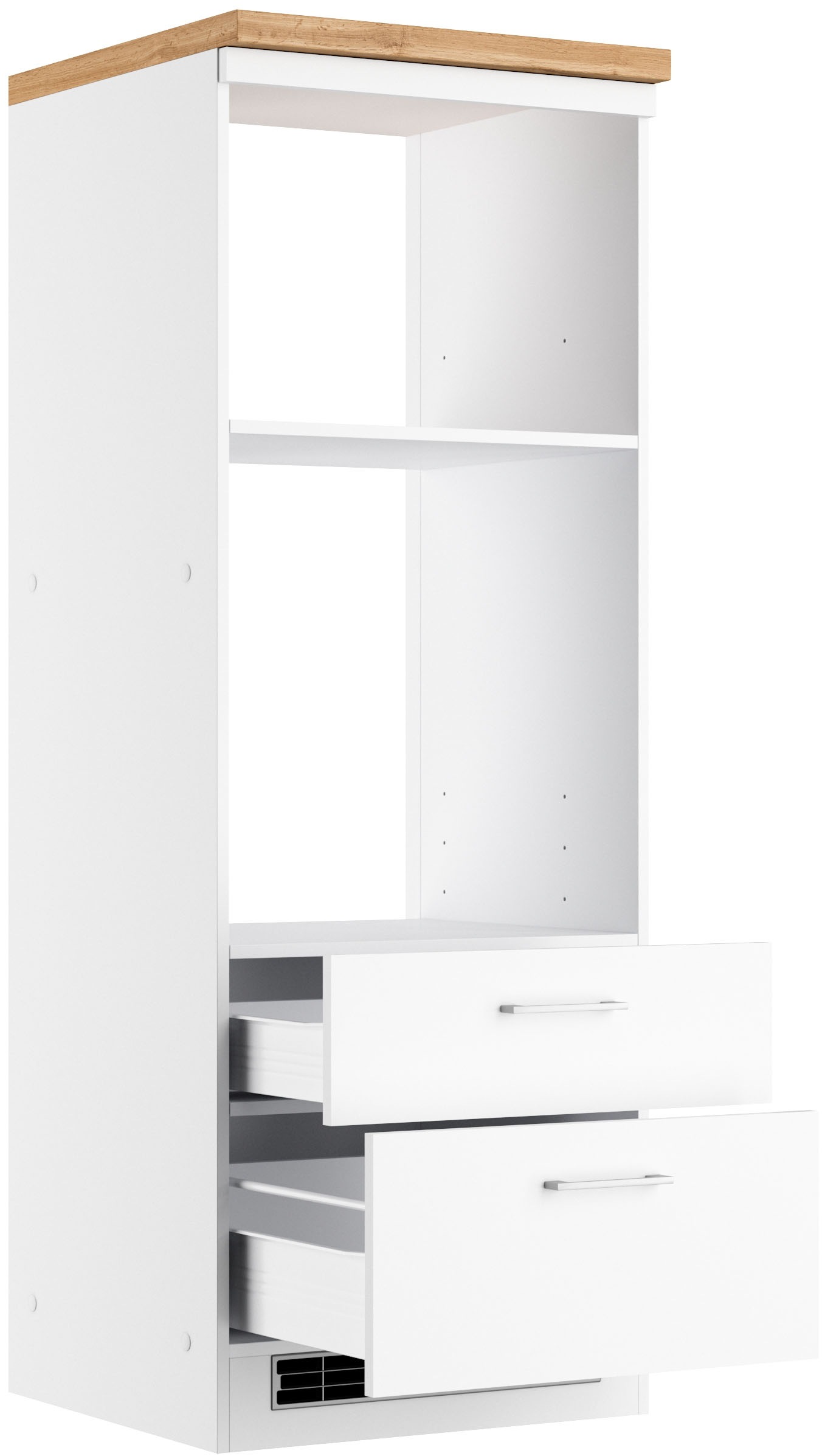 Thumbnail - KOCHSTATION Backofenumbauschrank "KS-Milan" Mikrowellen-/Backofenkumbau 60 cm, matt oder hochglänzend