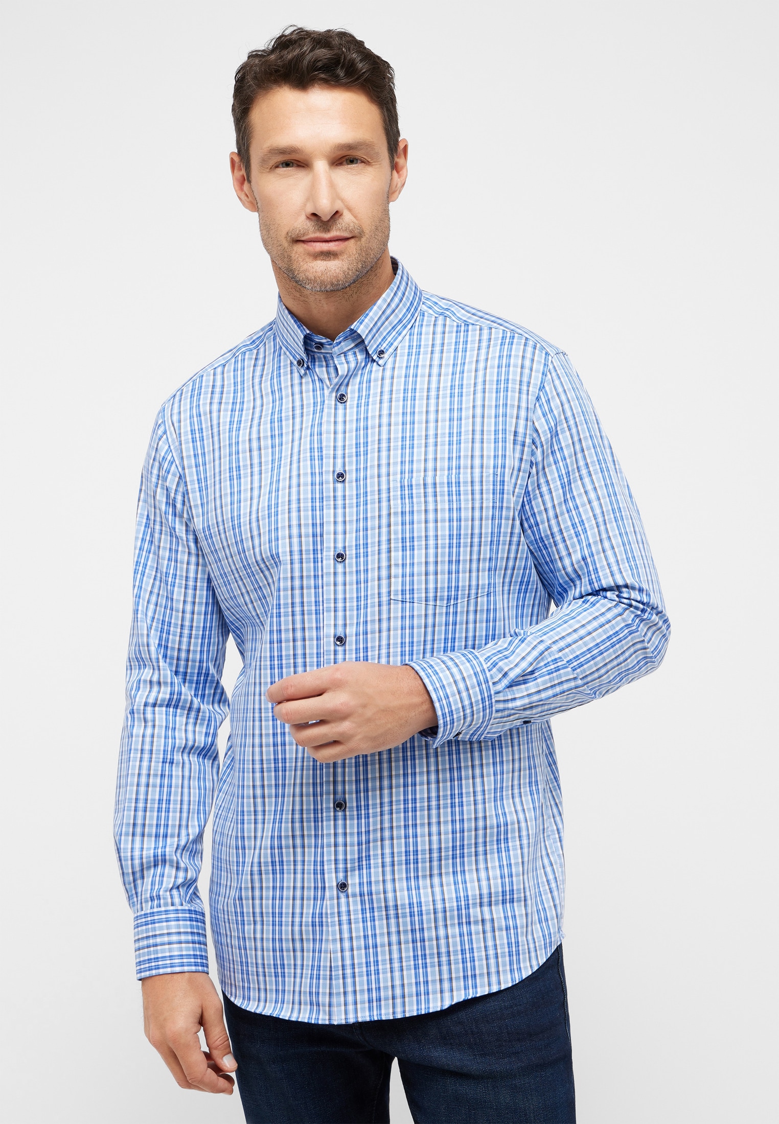 Eterna Langarmhemd "MODERN FIT" günstig online kaufen
