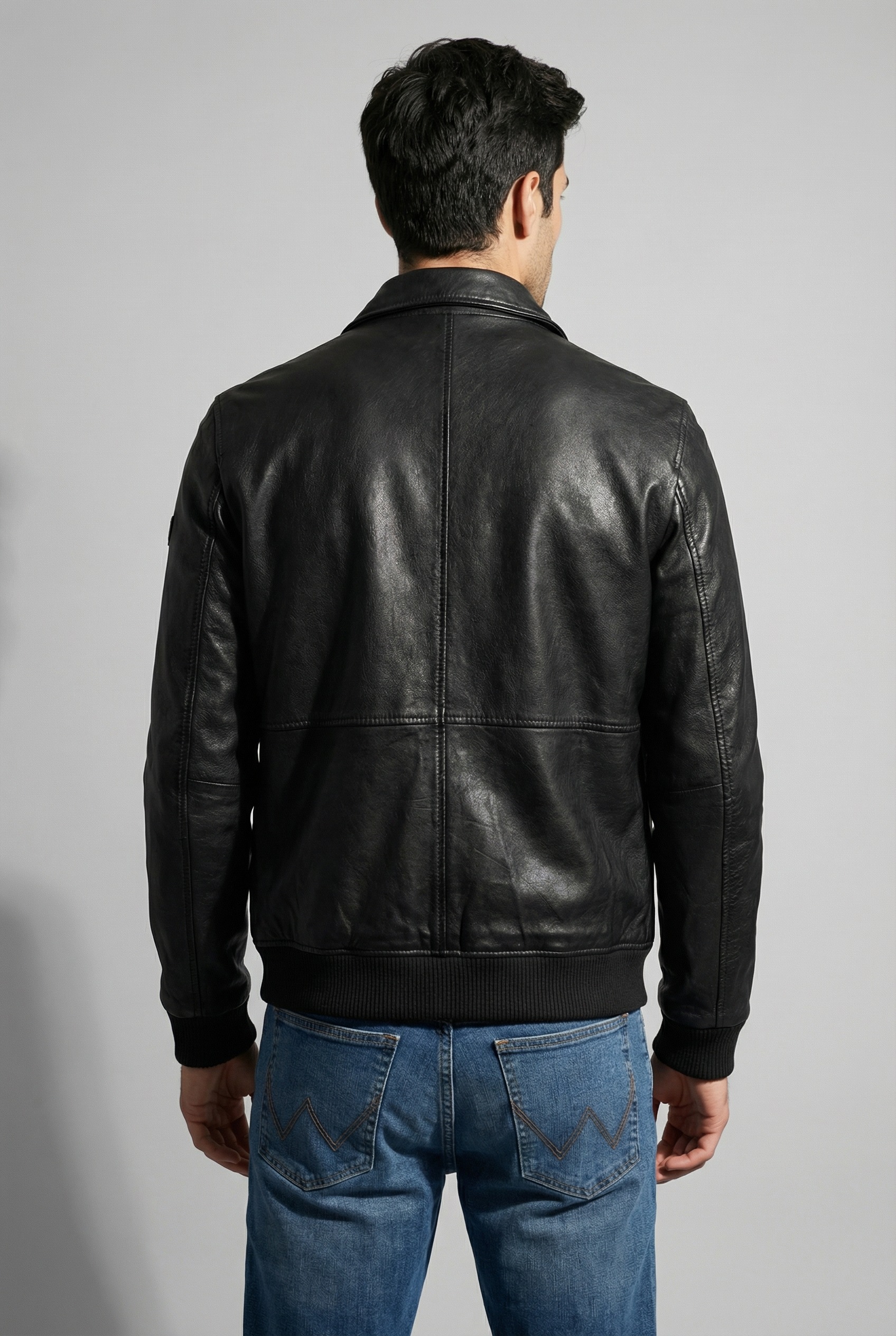 Mauritius Lederjacke "MMCrovig" mit Umlegekragen günstig online kaufen