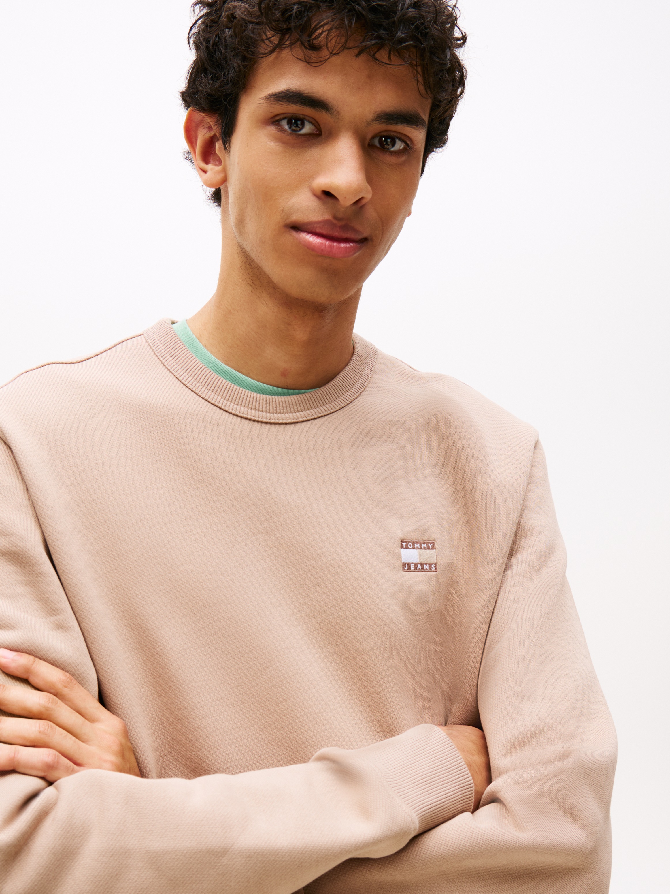 Tommy Jeans Sweatshirt "TJM REG BADGE CREW EXT" Mit Rundhalsausschnitt günstig online kaufen