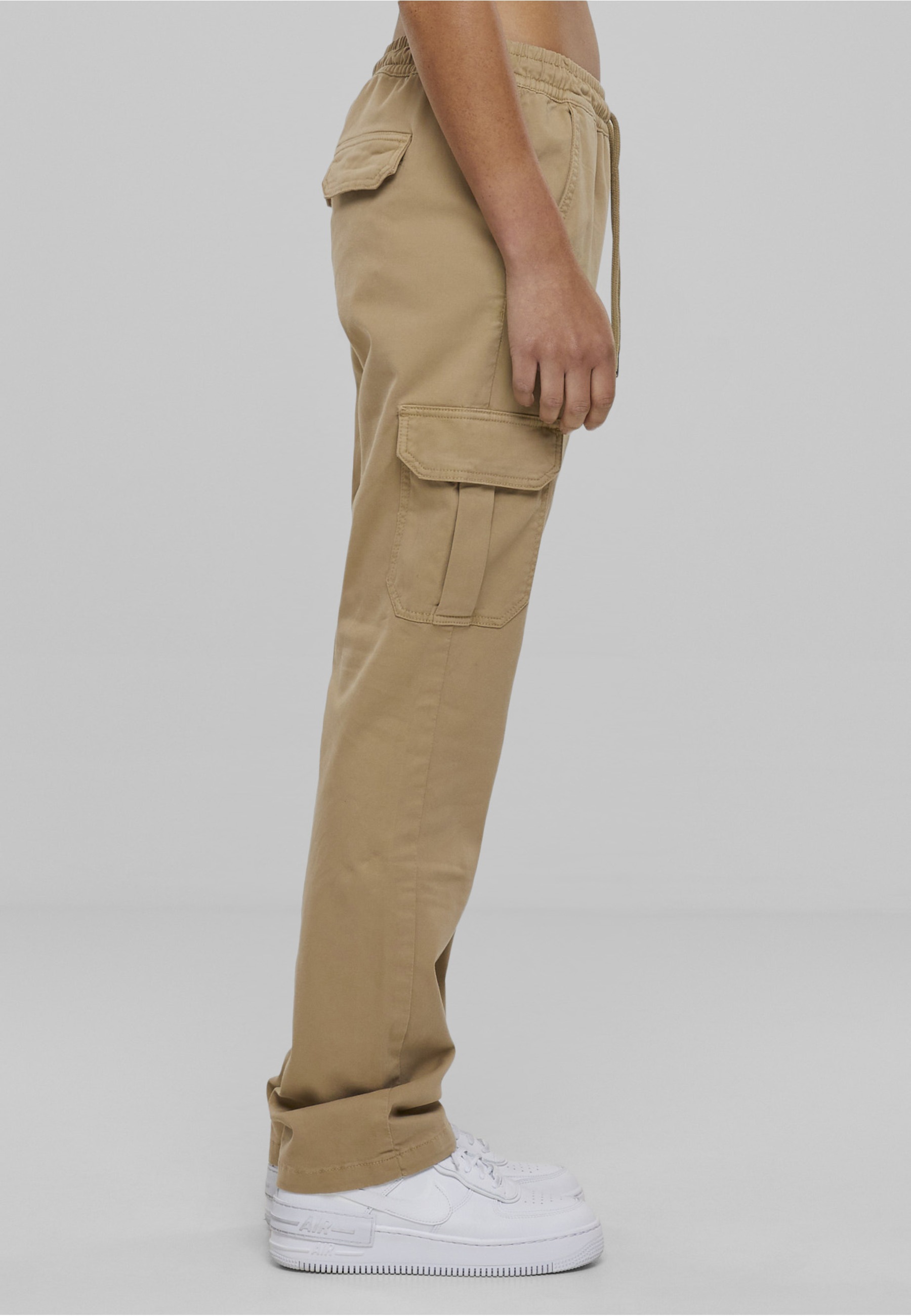 URBAN CLASSICS Cargohose »Urban Classics Damen Ladies High Waist Twill Cargo Pants«