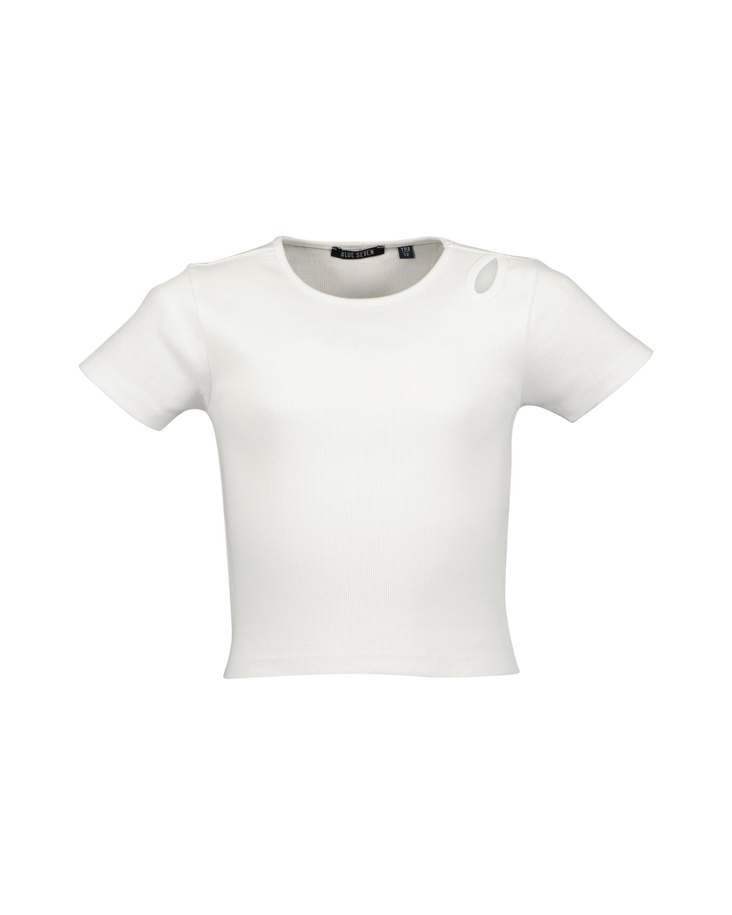 Blue Seven T-Shirt »Blue Seven Teenager Mädchen T-Shirts 2er Pack Rundhalsausschnitt«, (2 tlg.)