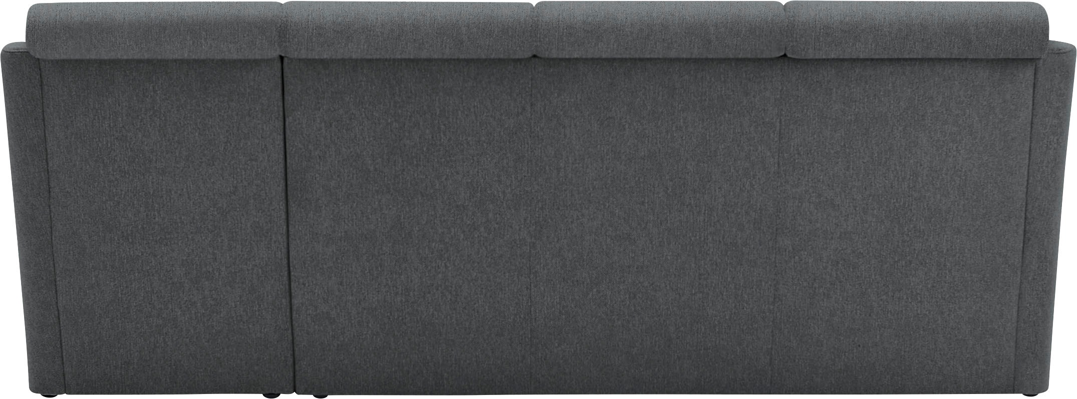 VILLA BECK Ecksofa »Varese L-Form«, (2 St.), Kopfteilverstellung, wahlweise mit Sitzvorzug, in Sitzhöhe 49 cm