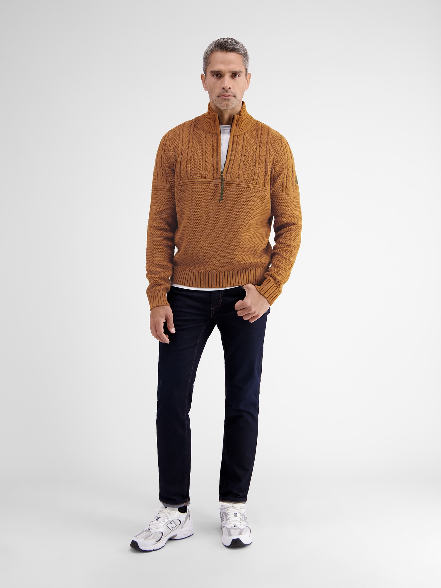 LERROS Strickpullover »LERROS Stricktroyer, Strickmuster-Mix«
