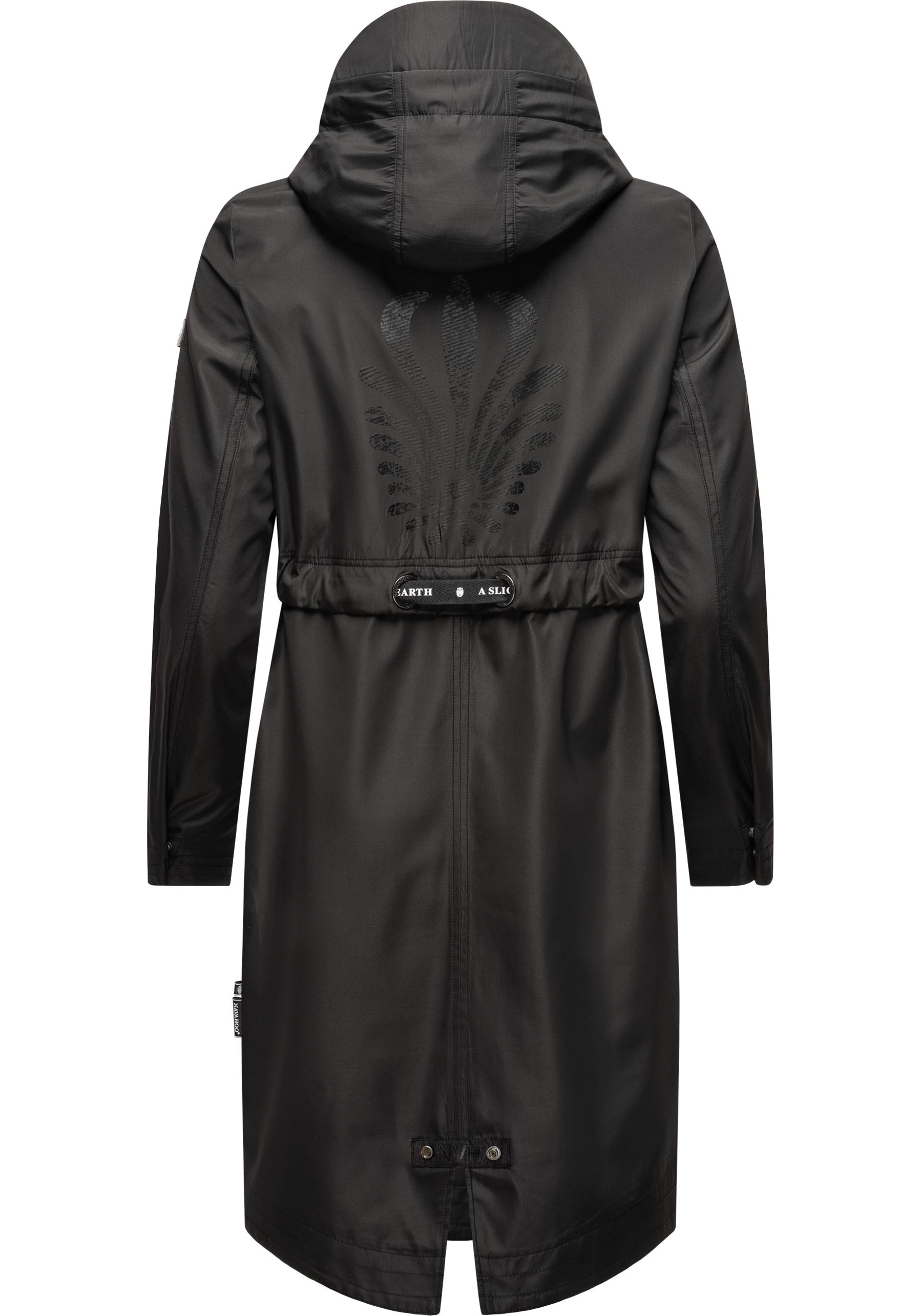 Navahoo Funktionsparka »Josinaa« mit Kapuze stylische Übergangs Outdoorjacke mit Kapuze SV11987