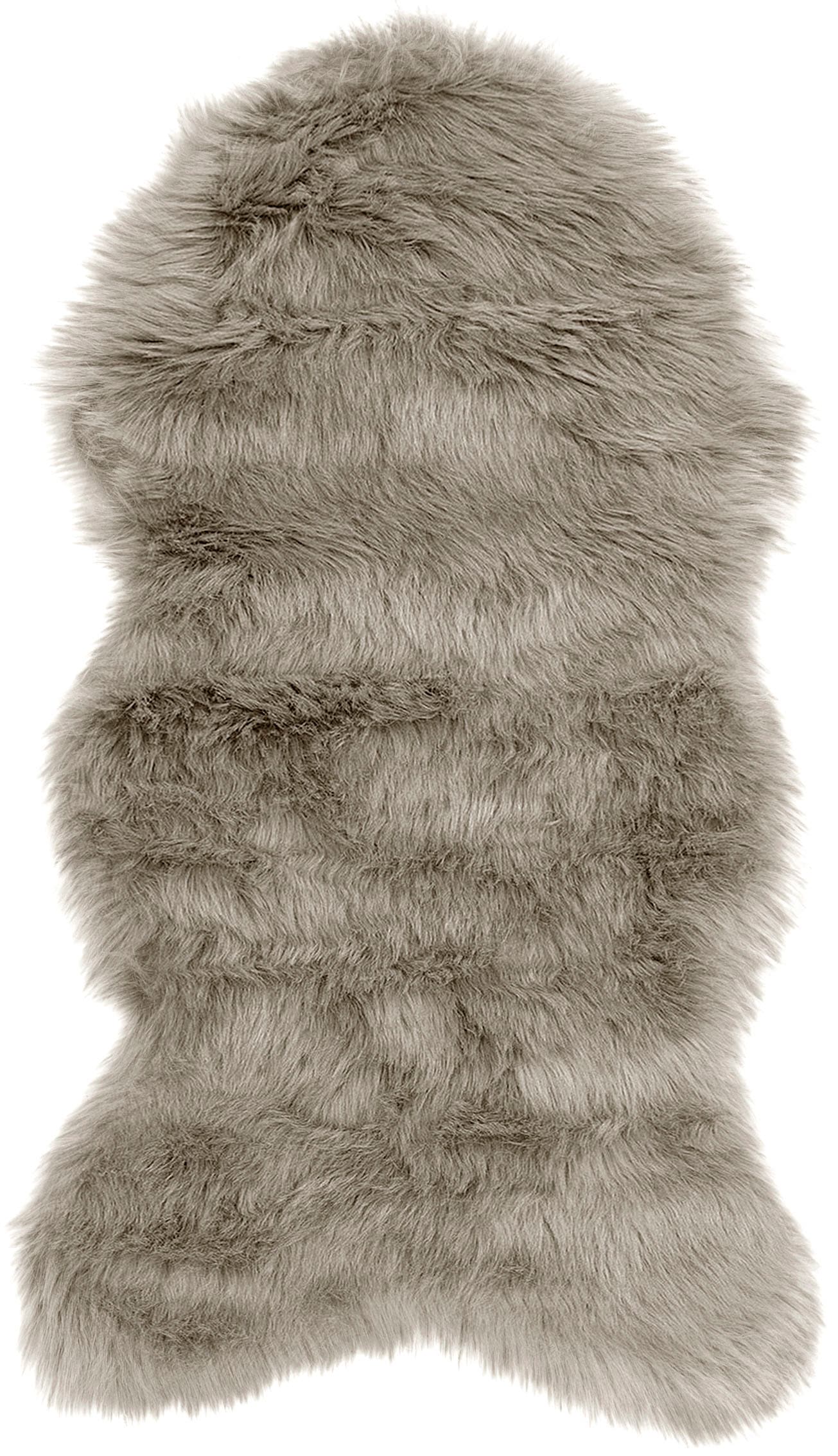 my home Hochflor-Teppich "Valeria Fellteppich kuschelig" fellförmig 60 mm H günstig online kaufen