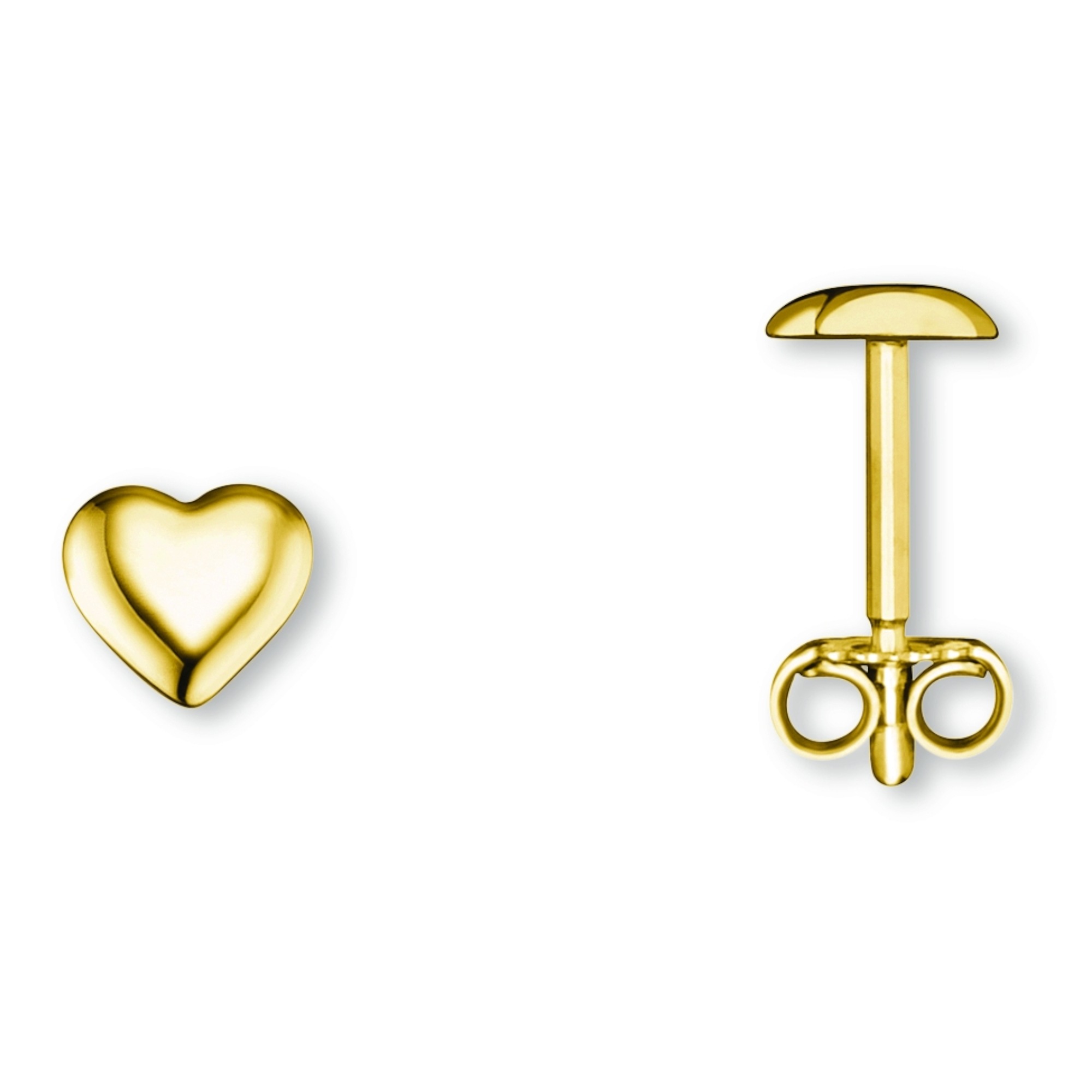 Paar Ohrhänger ONE ELEMENT "Herz Ohrringe Ohrstecker aus 333 Gelbgold", gold, Ohrringe, Damen, Damen, Gelbgold 333 Gold, Gelbgold 333, Gold, Liebevoll gearbeitet – ein schönes Geschenk für besondere Momente 3