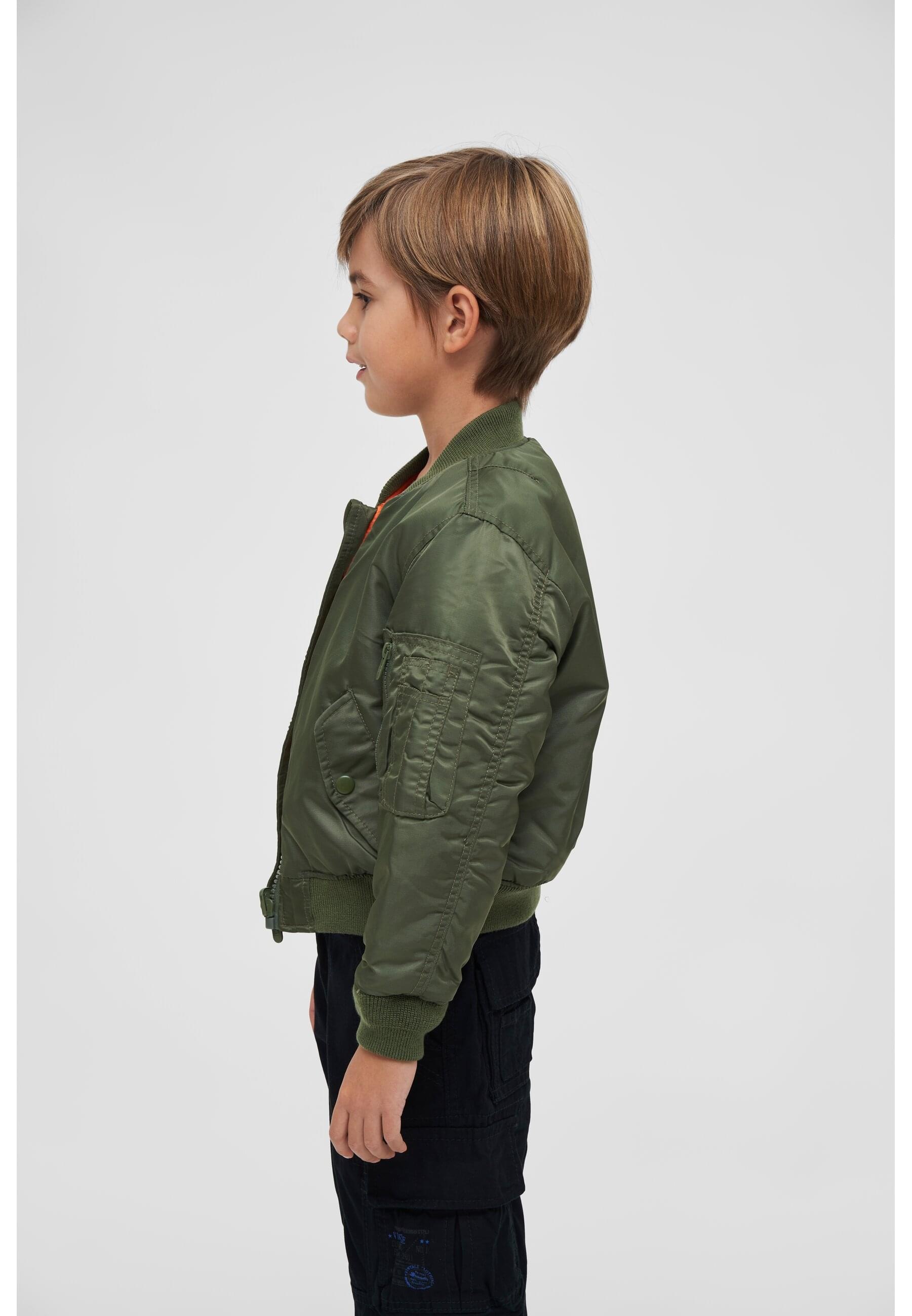 Brandit Anorak »Brandit Herren Kids MA1 Jacket«, (1 St.), ohne Kapuze