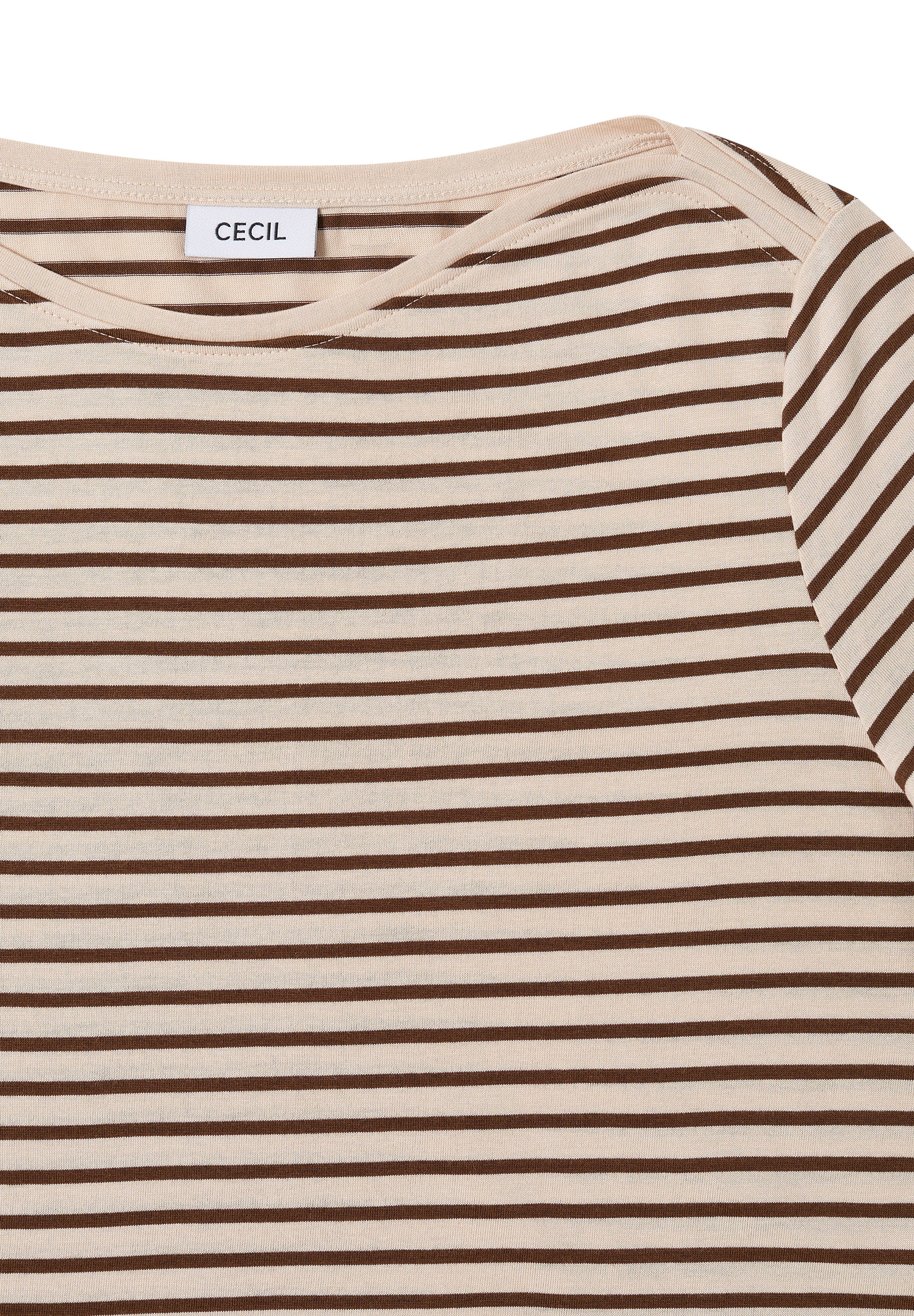Cecil 3/4-Arm-Shirt, im soften Baumwoll-Mix