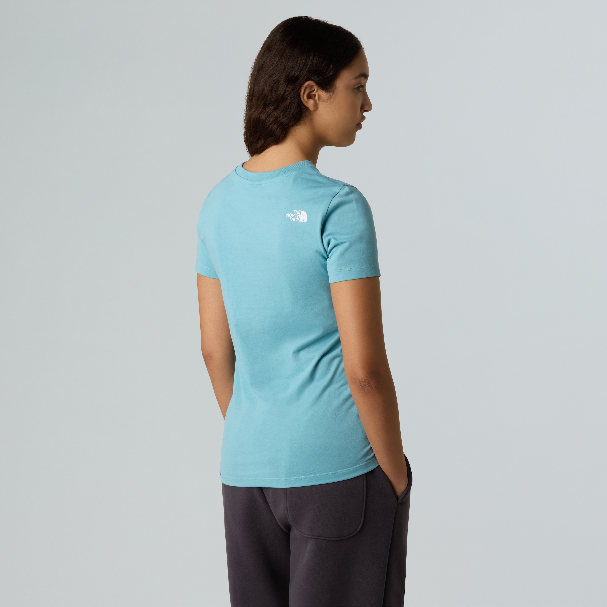 The North Face T-Shirt »W S/S SIMPLE DOME SLIM TEE«, (1 tlg.)