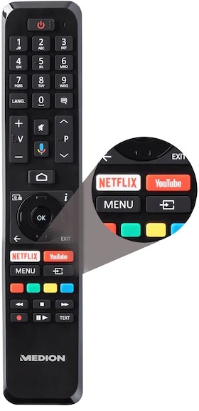 Medion® LED-Fernseher »MD33980 EU«, 4K Ultra HD, Smart-TV