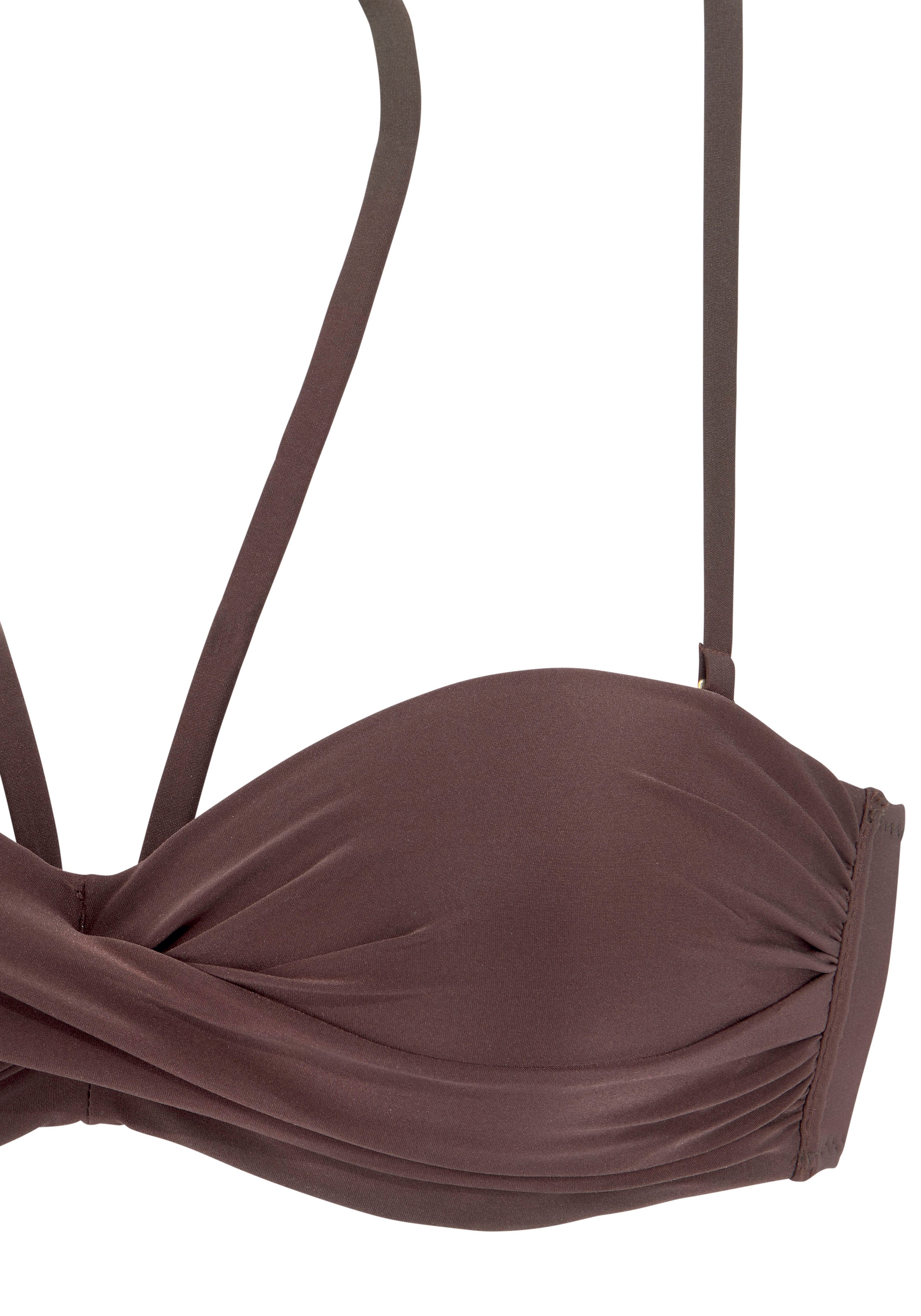LASCANA Bügel-Bandeau-Bikini, mit verschiedenen Trägervarianten