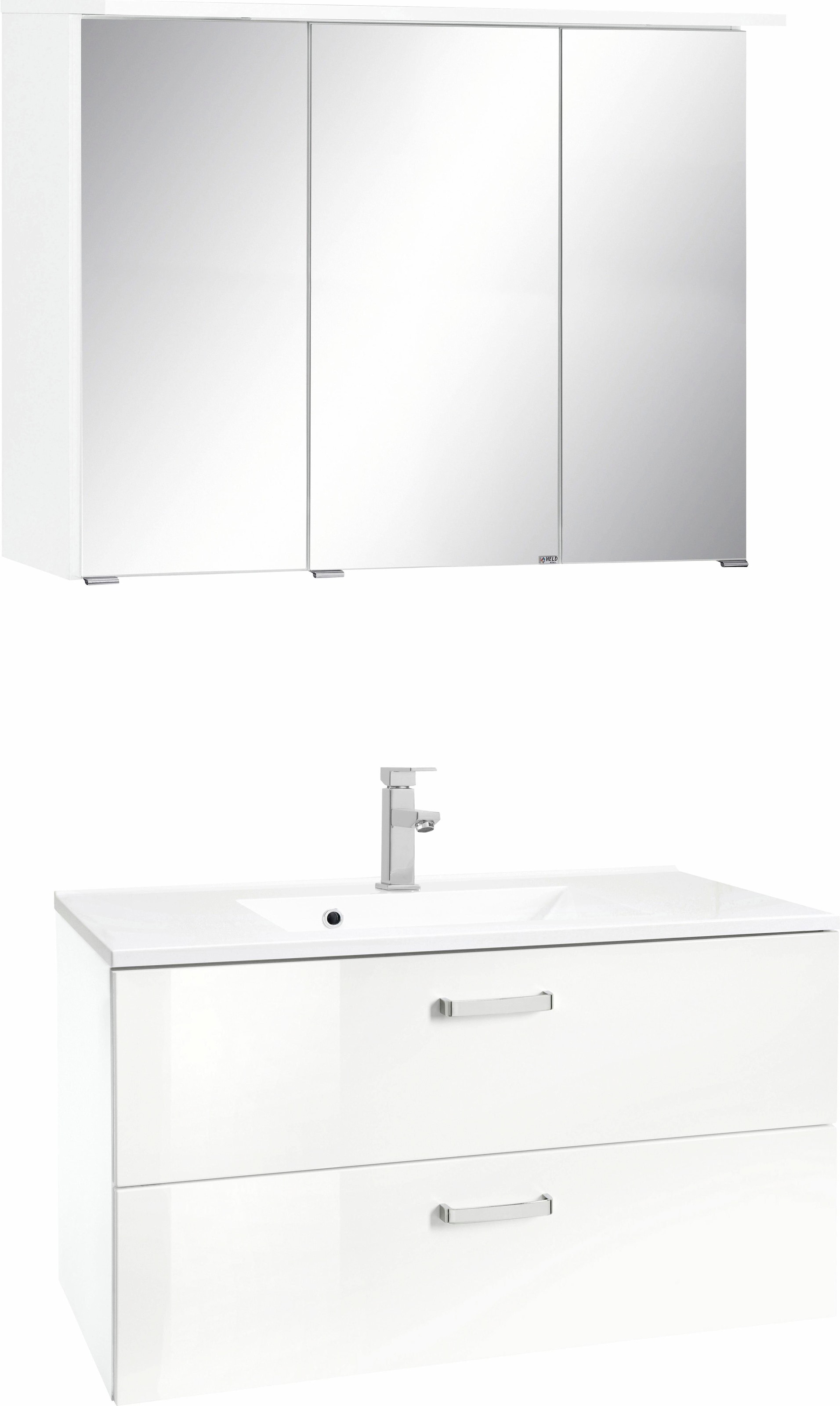 welltime Badmöbel-Set "Ravenna" 2 Stk. tlg. mit Soft-Close Funktion günstig online kaufen