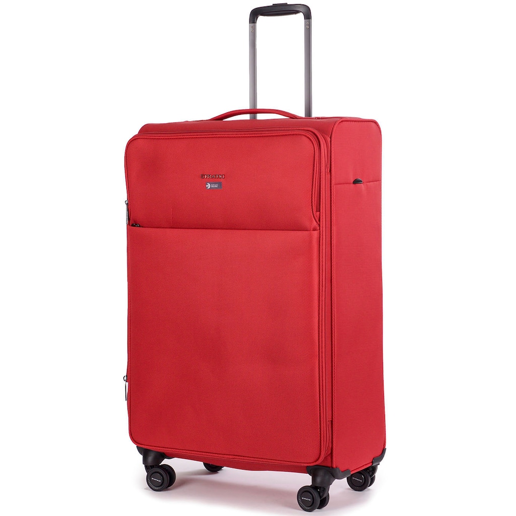 Stratic Weichgepäck-Trolley »Stratic Light + L, red«, 4 Rollen