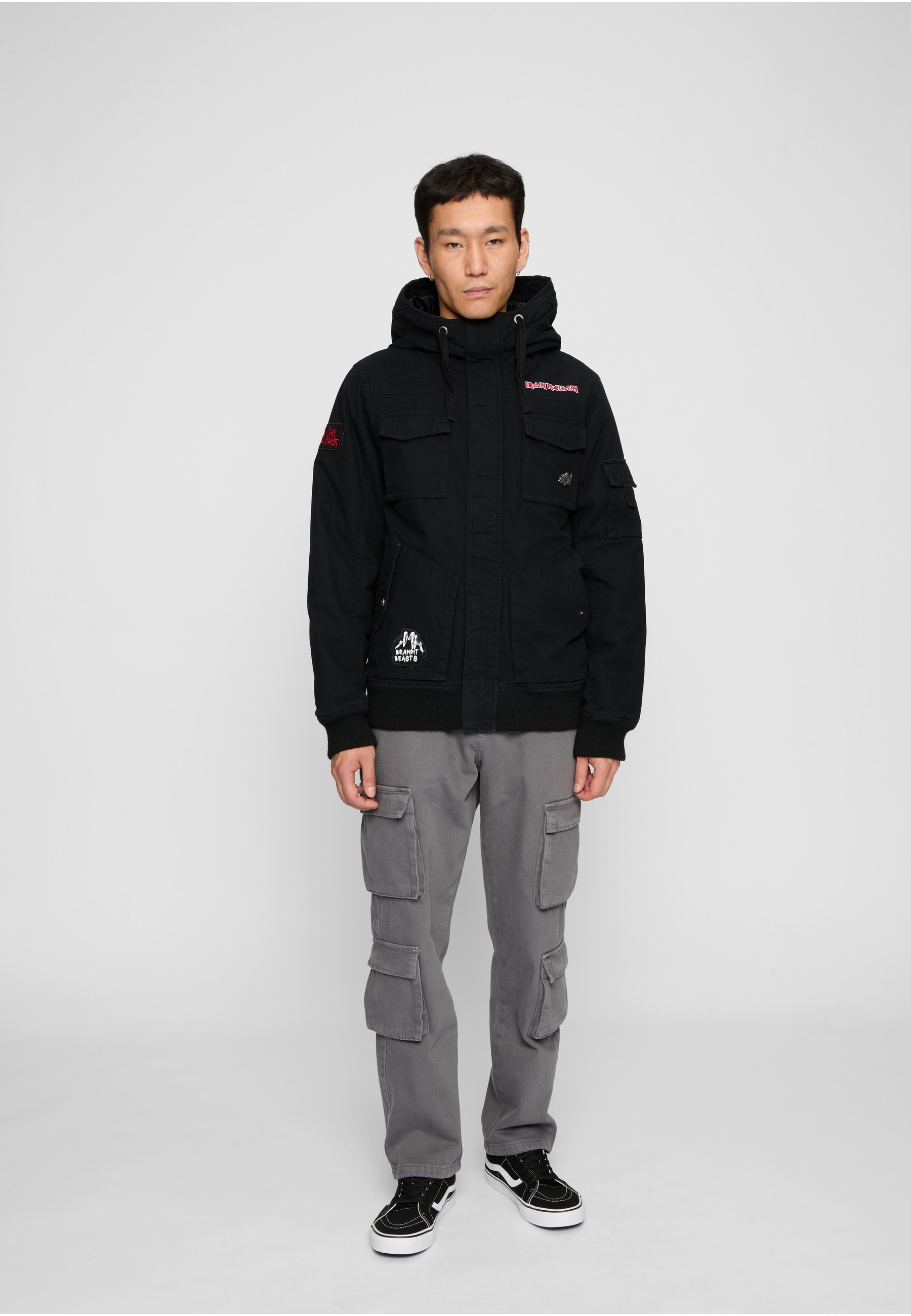 Brandit Winterjacke »Brandit IRM Bronx Jacket« 1 Stk. tlg. mit Kapuze