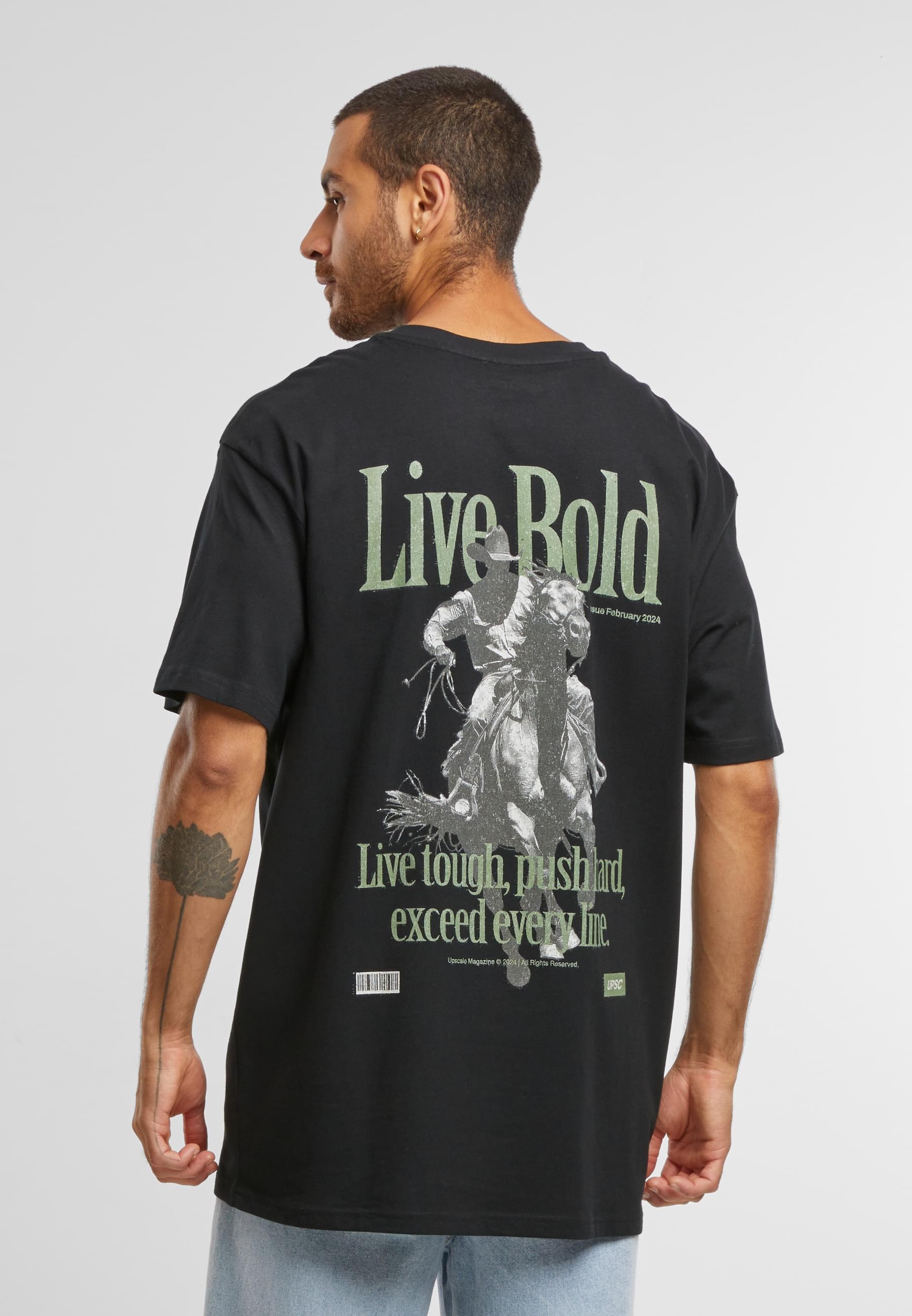 MisterTee T-Shirt »MisterTee Live Bold Oversize Tee«, (1 tlg.)