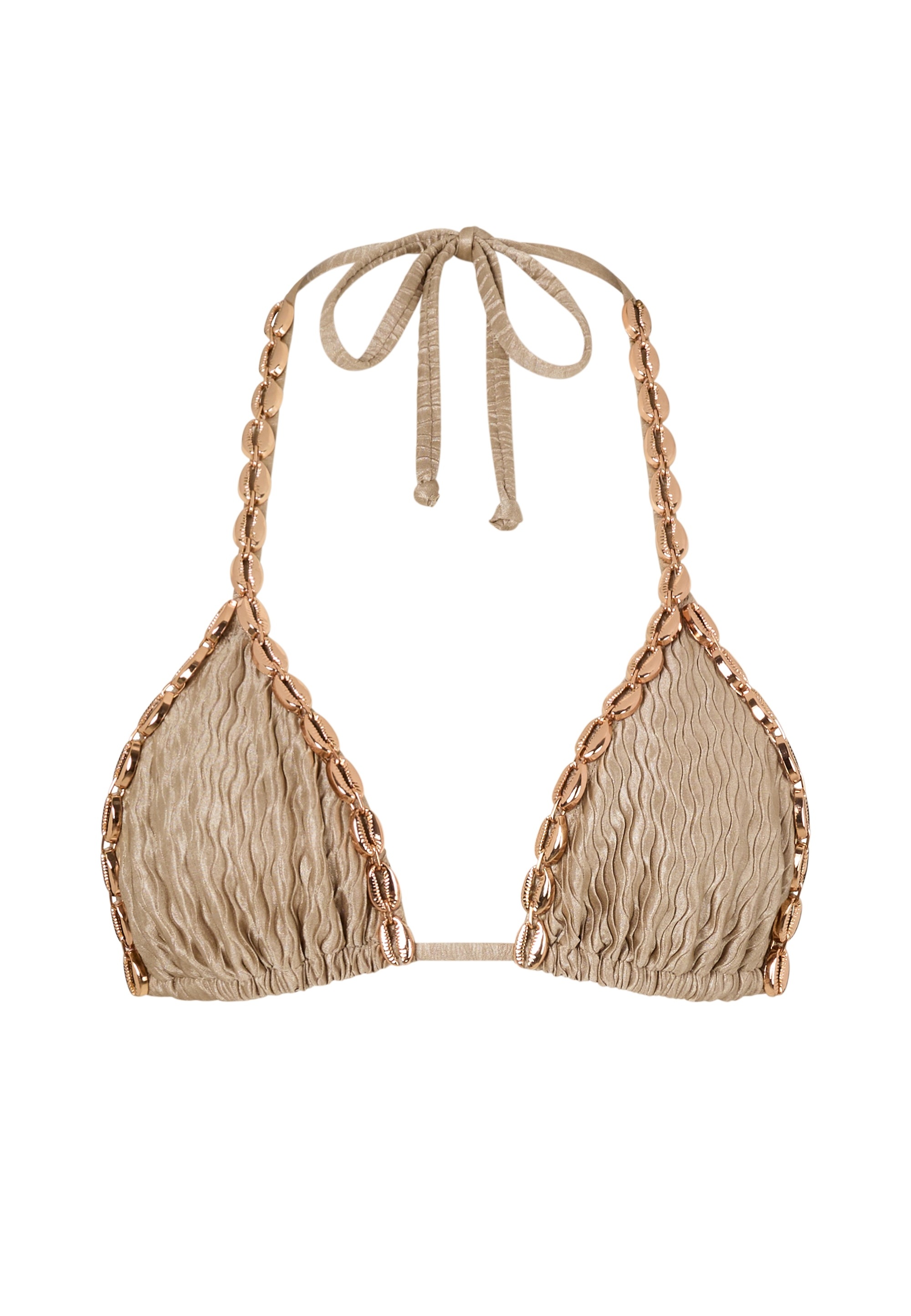 Moda Minx Triangel-Bikini-Top, (1 St.), mit tollen Muschel-Elementen günstig online kaufen