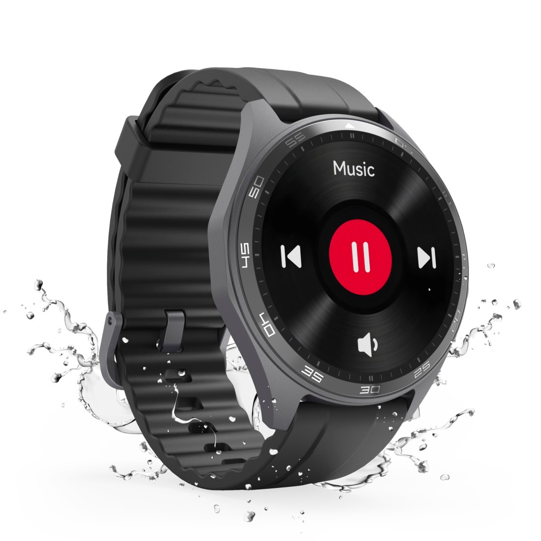 Thumbnail - Hama Smartwatch "Smartwatch 1,43“ mit GPS (Fitness, Telefonfunktion, Puls, wasserdicht)" ( / 1,43 ″)