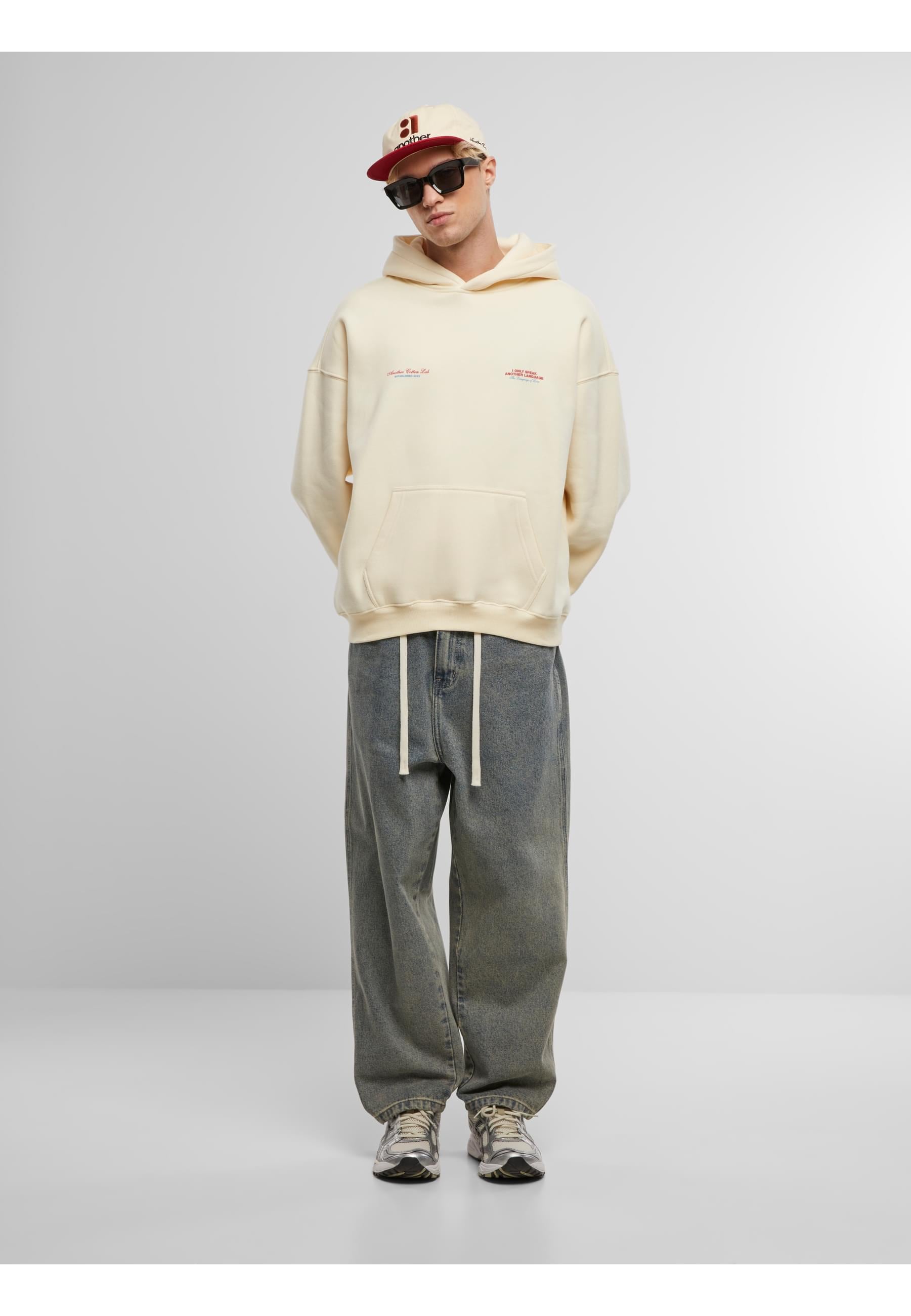 Another Cotton Lab Kapuzensweatshirt »Another Cotton Lab Pardon Monsieur Oversized Hoodie«, (1 tlg.)