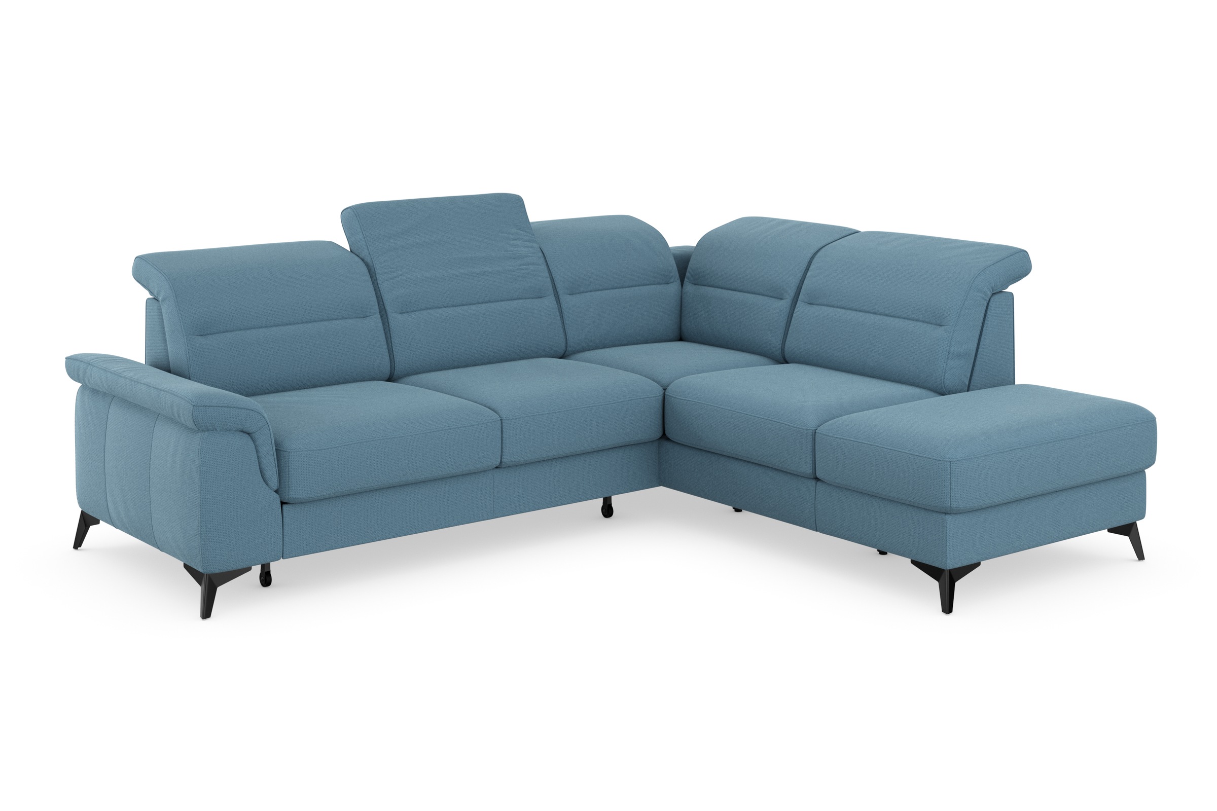 Thumbnail - sit&more Ecksofa "Sinatra L-Form", mit Ottomane, optional mit Kopfteilverstellung und Armteilfunktion