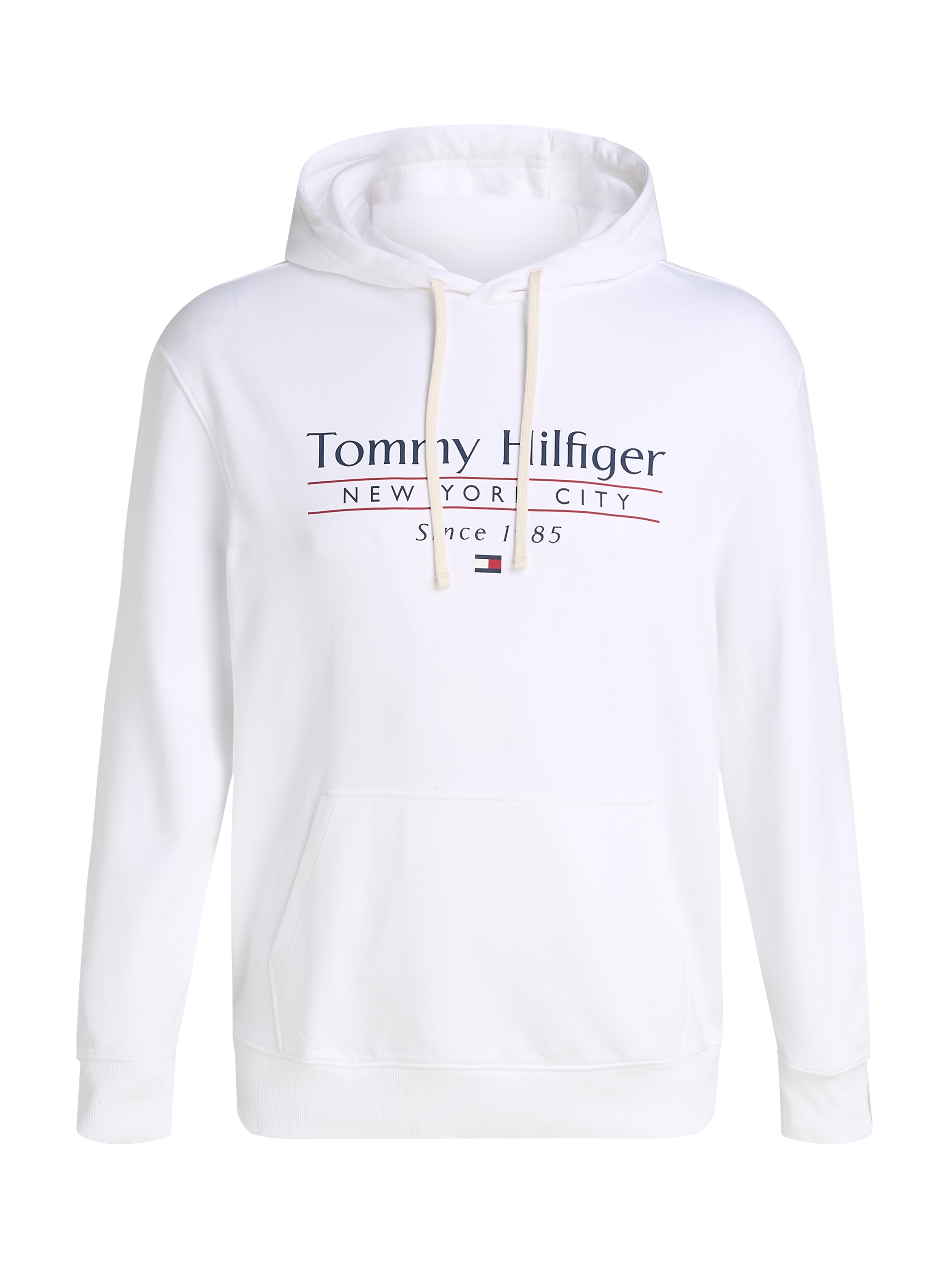 Tommy Hilfiger Big & Tall Kapuzensweatshirt »BT-HILFIGER CENTER STACK HOODY-B«, Große Größen