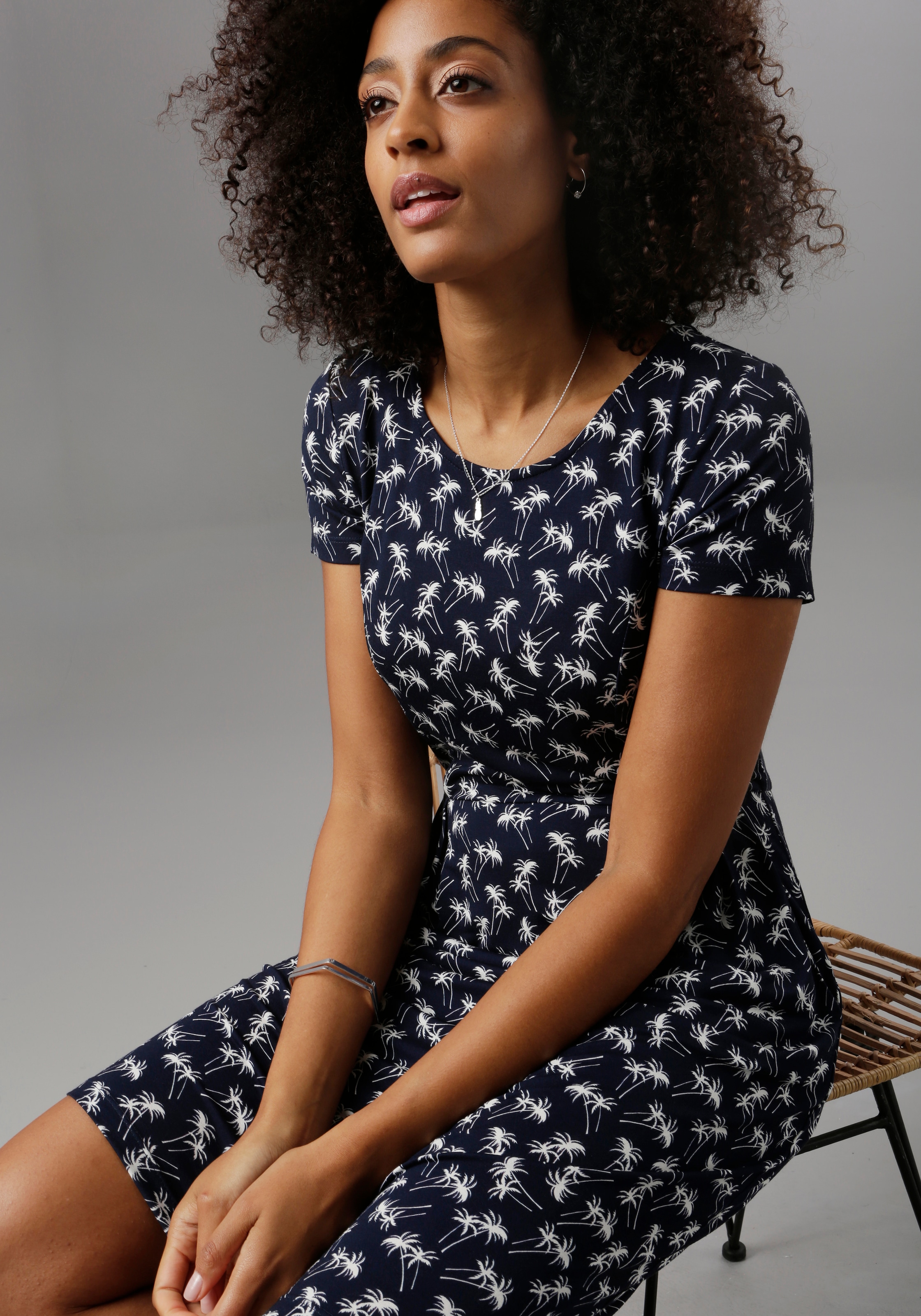 Aniston SELECTED Sommerkleid Eingrifftaschen mit Eingrifftaschen günstig online kaufen