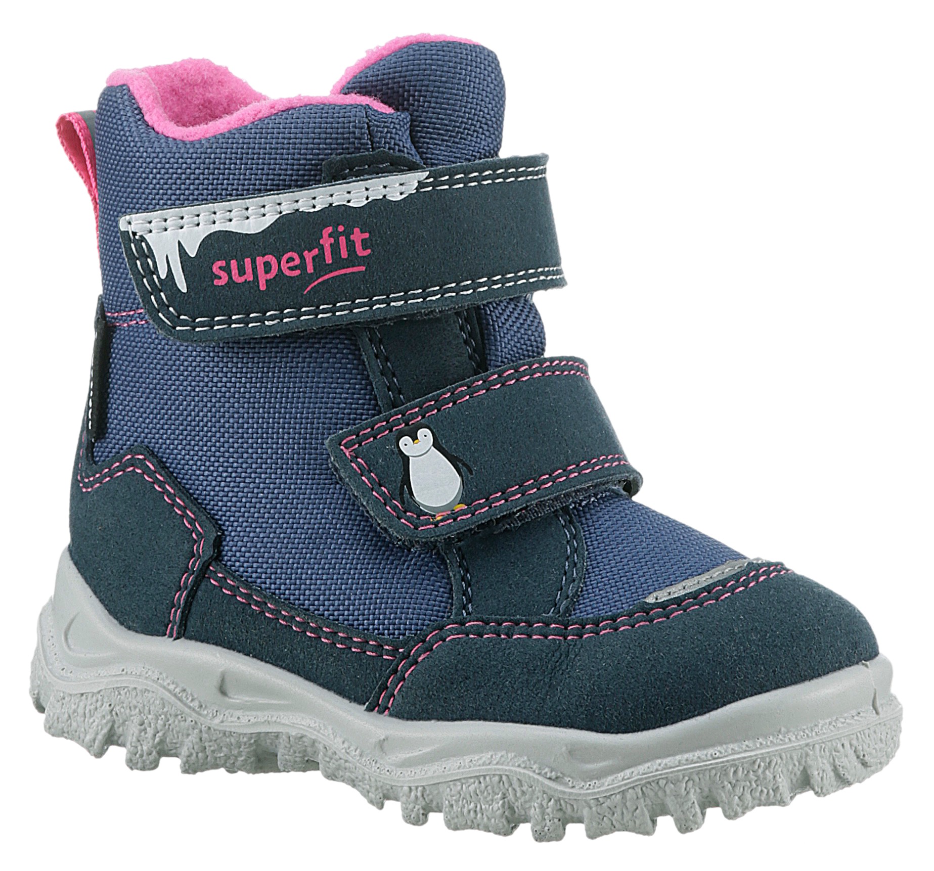 Superfit Klettboot "HUSKY1 WMS: mittel", Snowboots, Winterstiefel mit wasserabweisender Sympatex-Membran