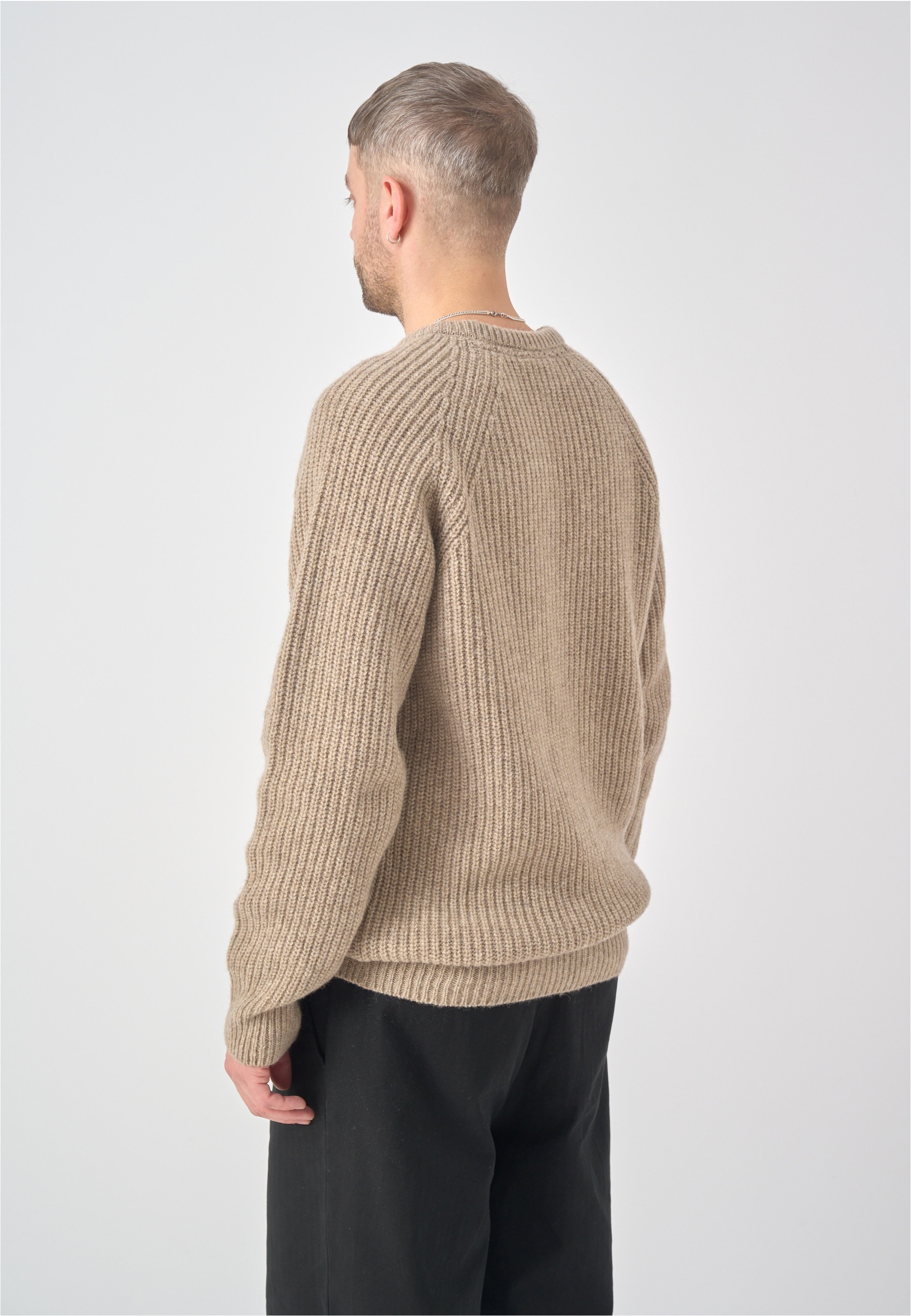 Cleptomanicx Strickpullover »Crewneck Ribber«, mit bequemem Tragekomfort