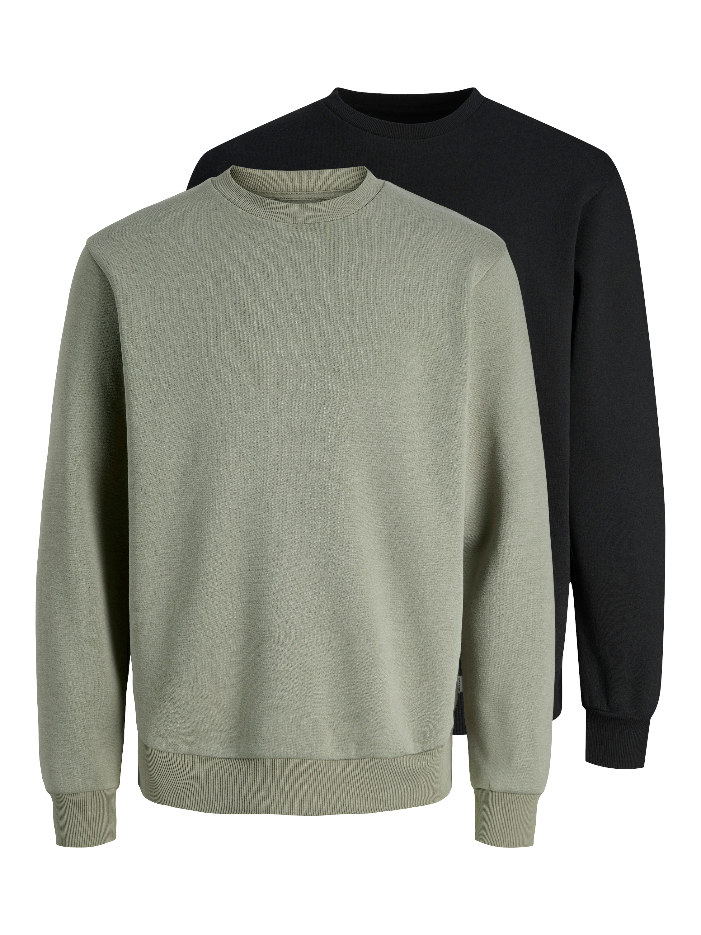 Jack & Jones Sweatshirt "JJEBRADLEY SWEAT CREW 2PK MP", 2 tlg. Materialmix, günstig online kaufen