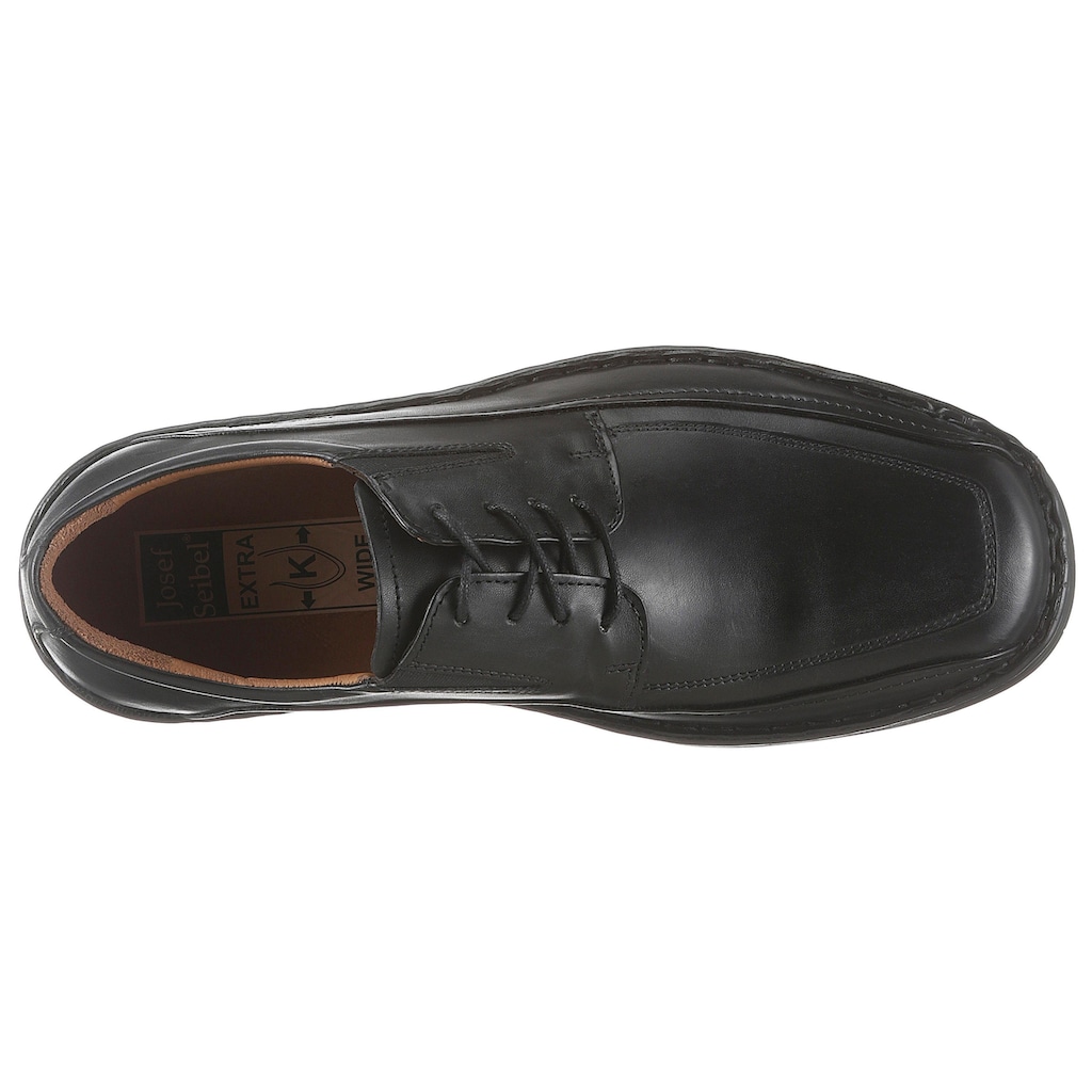 Schuhe Schuhtrends für Herren Josef Seibel Schnürschuh »Brian«, in weiter Form schwarz
