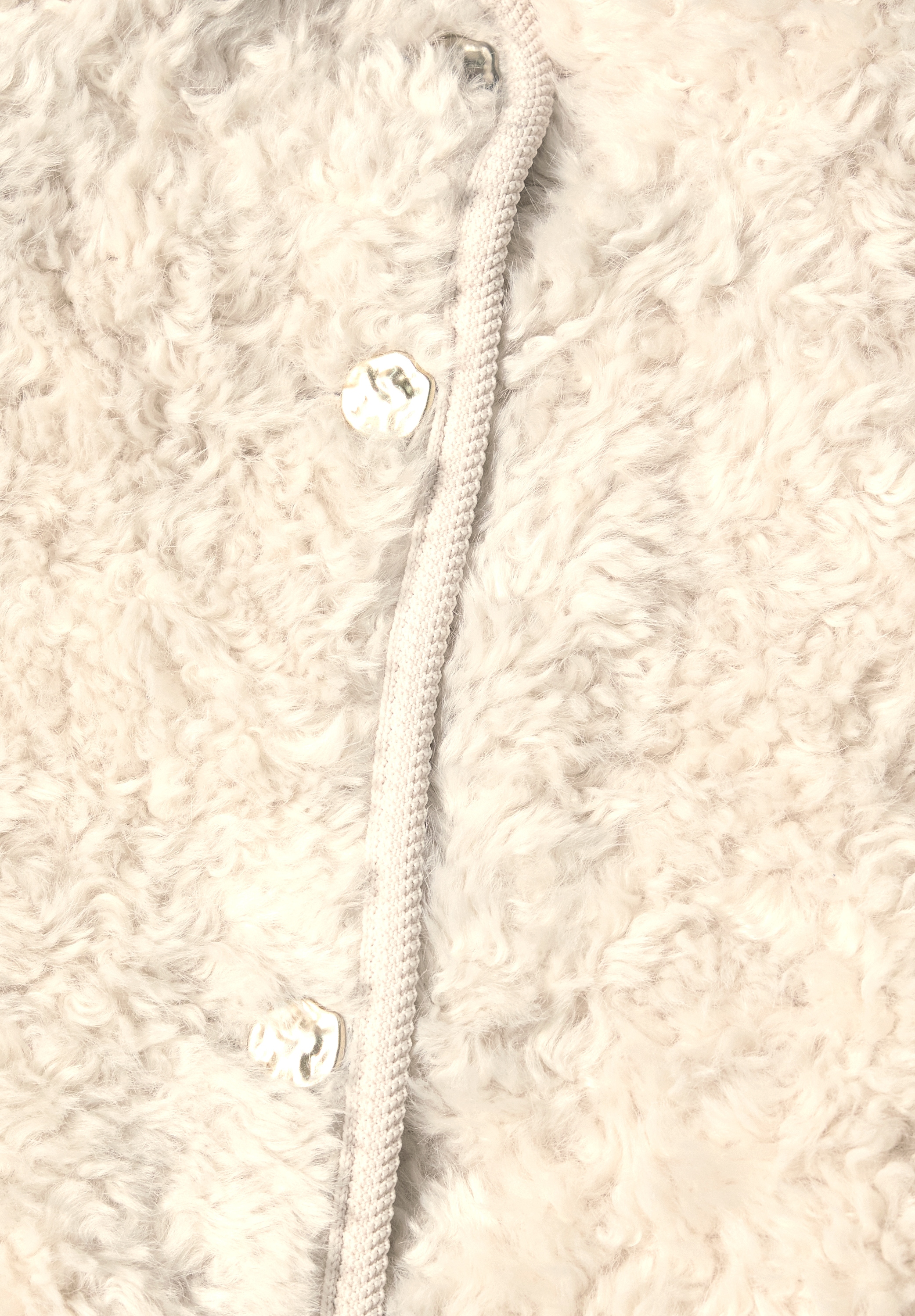 STREET ONE STUDIO Fellimitatjacke ohne Kapuze aus Lammfell-Imitat