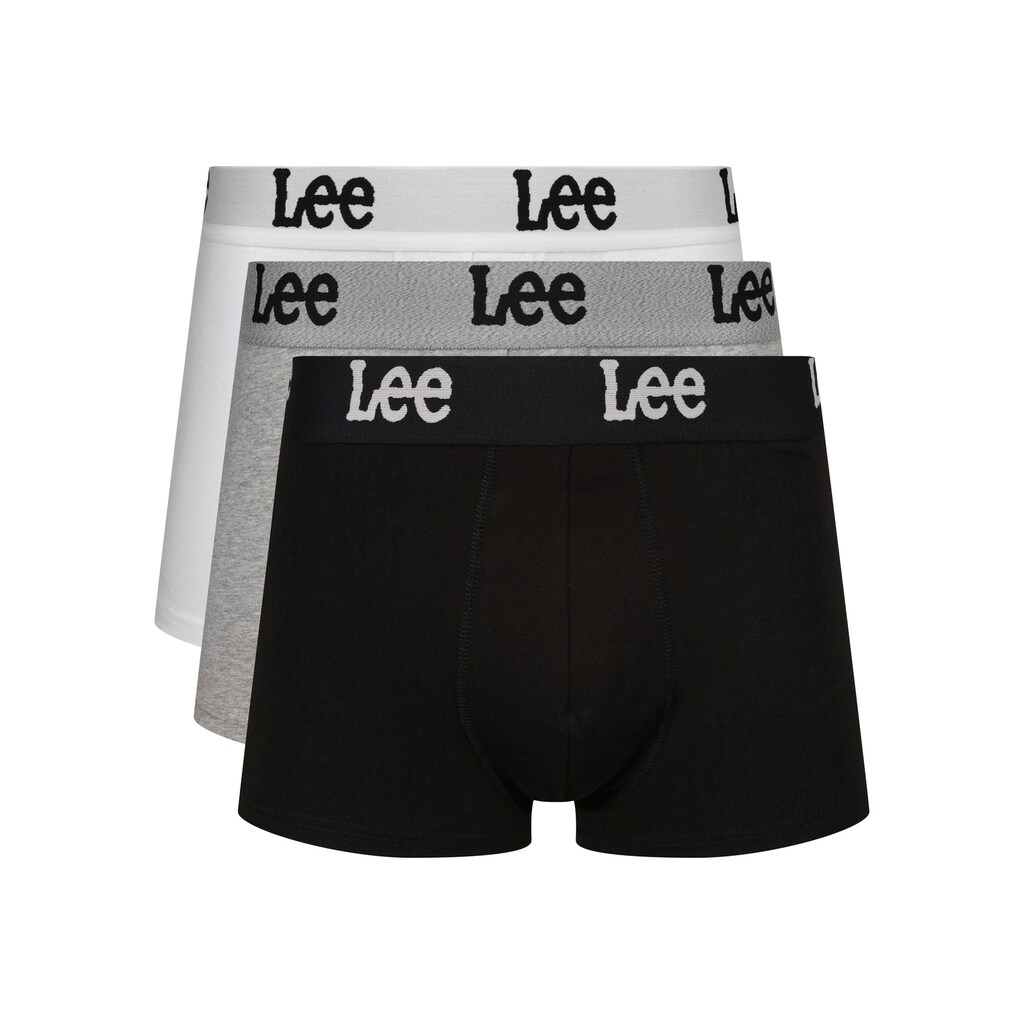 Lee® Boxer »GANNON«, (3er Pack), mit elastischem Logobund