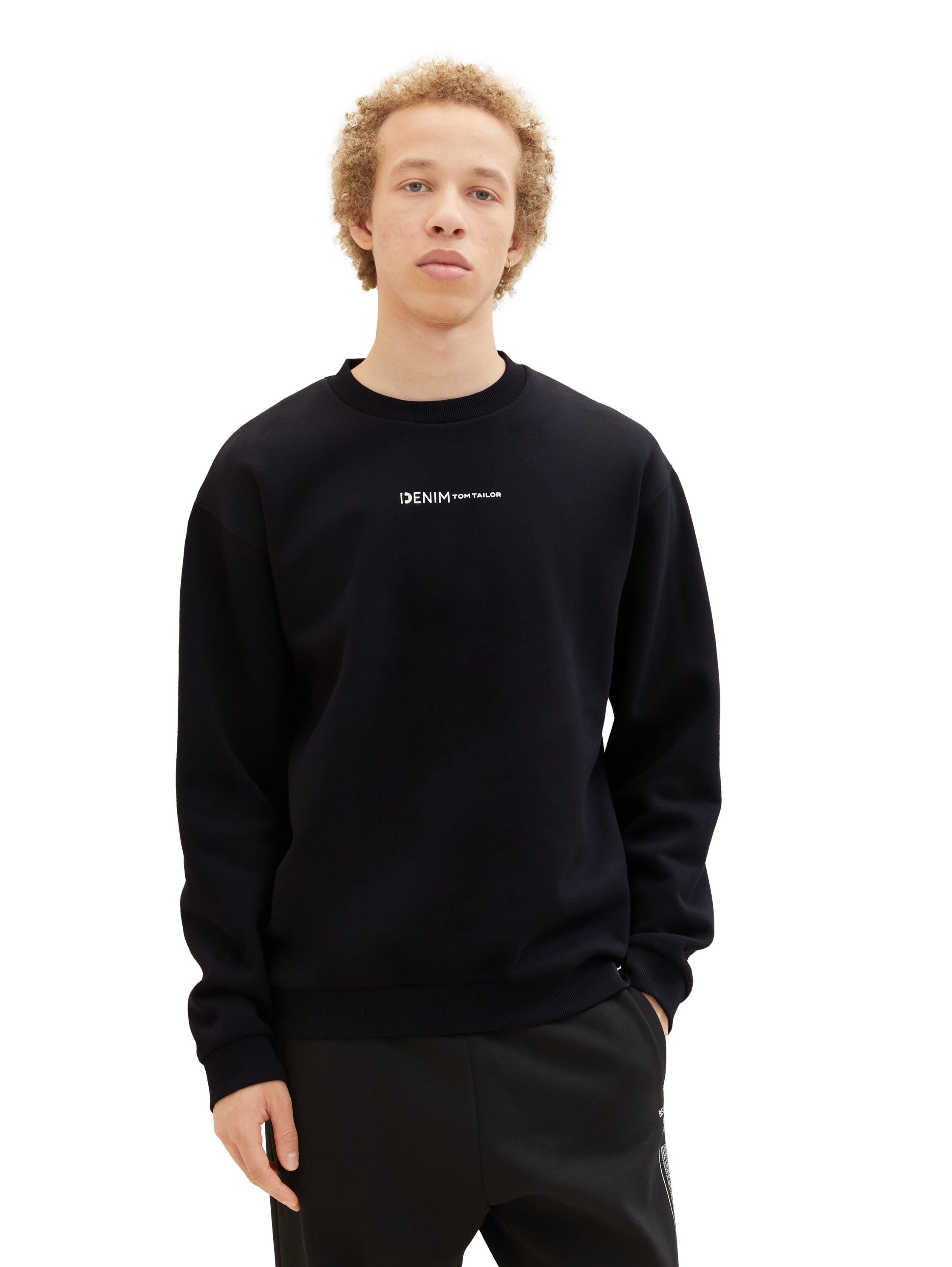 TOM TAILOR Denim Sweatshirt, mit Logofrontprint günstig online kaufen