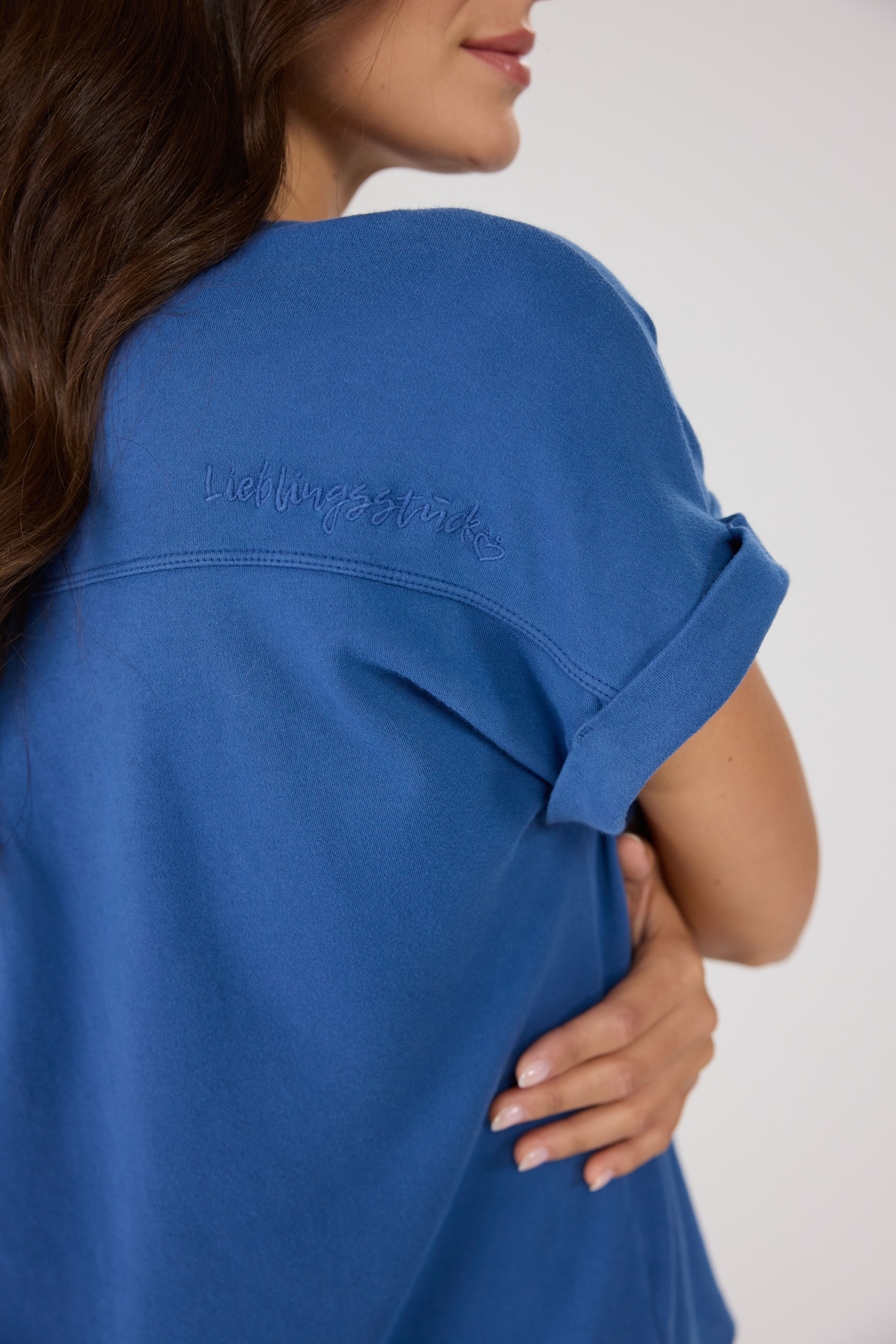Lieblingsstück Rundhalsshirt »CamilaEp«, mit Logostickerei