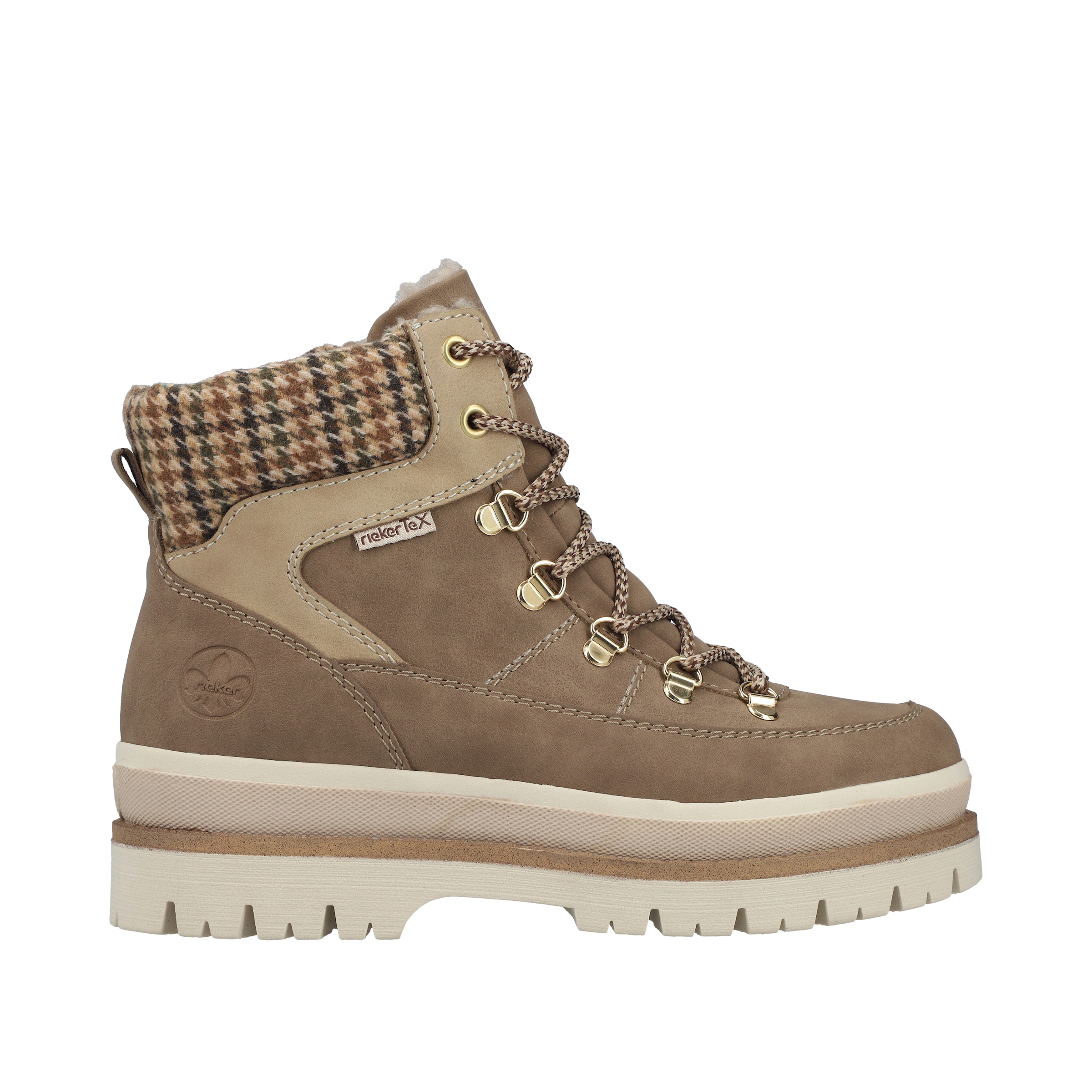 Rieker Winterboots  Winterstiefelette, Outdoorboots mit modischem Kragen
