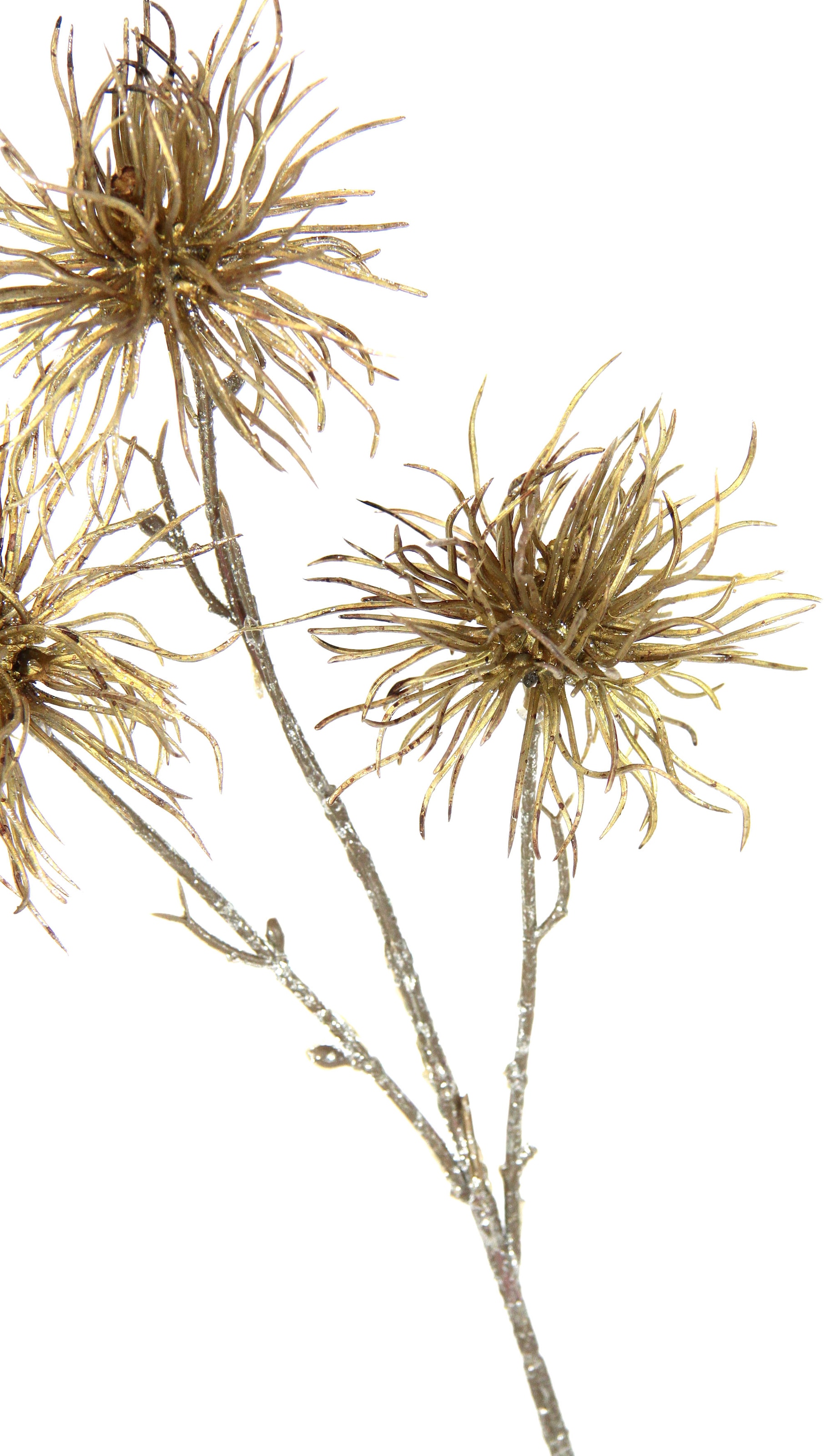 I.GE.A. Kunstblume »Distel«, Metallic-Distelzweig, Kunstzweige, 5er Set  bestellen | BAUR