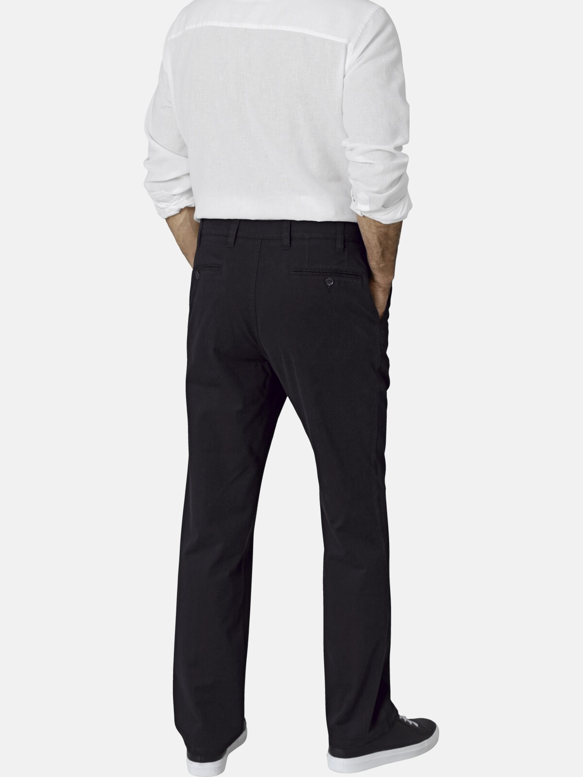 Anzughose BABISTA "Hose MODAFLORO", Herren, Gr. 24, schwarz, Obermaterial: 98% Baumwolle CO. 2% Elasthan EL., regular fit, Hosen Anzughose, mit mehr Bequemlichkeit 2