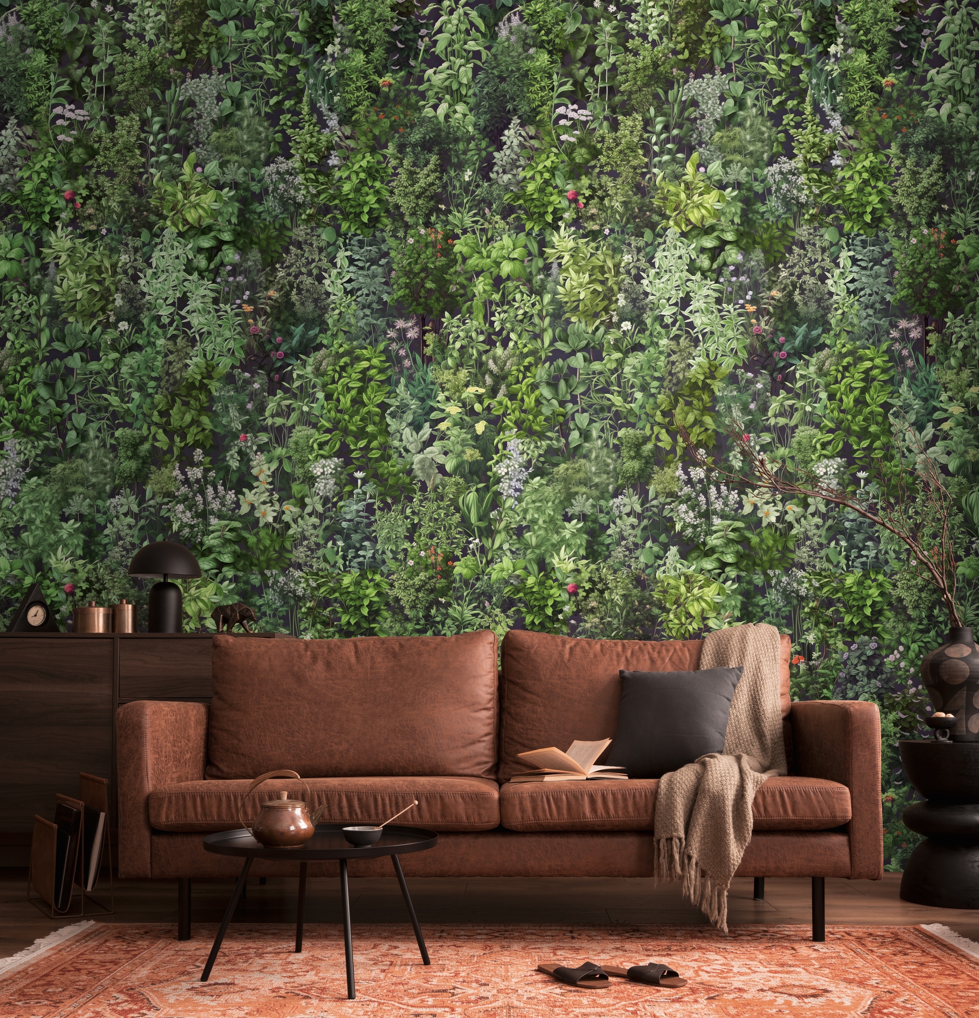 living walls Fototapete »The Wall 4 Botanic – Üppige tropische Pflanzen Vlies-Fototapete« botanisch | matt | tropisch leicht strukturiert Üppige tropische Pflanzen mit natürlicher Tiefenwirkung