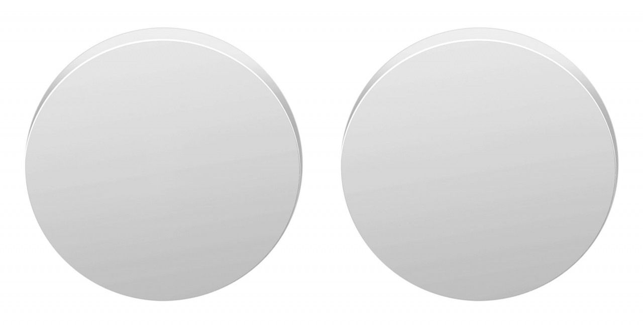 Paar Ohrhänger ADELIA´S "Damen Ohrstecker aus poliertem Edelstahl Ø 10 mm", silber, Ohrringe, Damen, Damen, Edelstahl 8