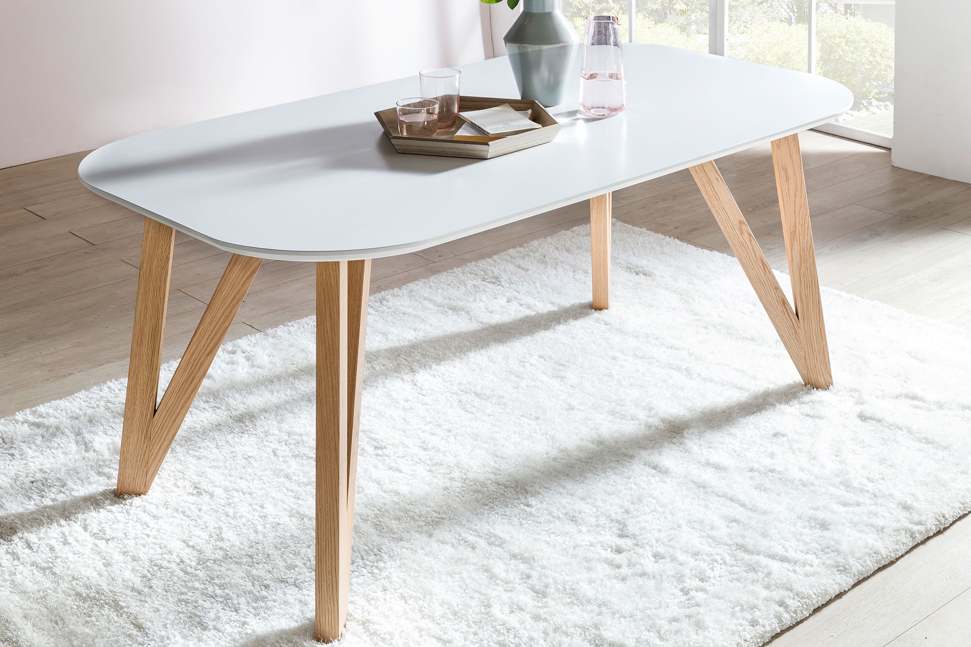 SalesFever Esstisch "Solna - Stilvoller Esstisch für Ihr Zuhause", Massive günstig online kaufen