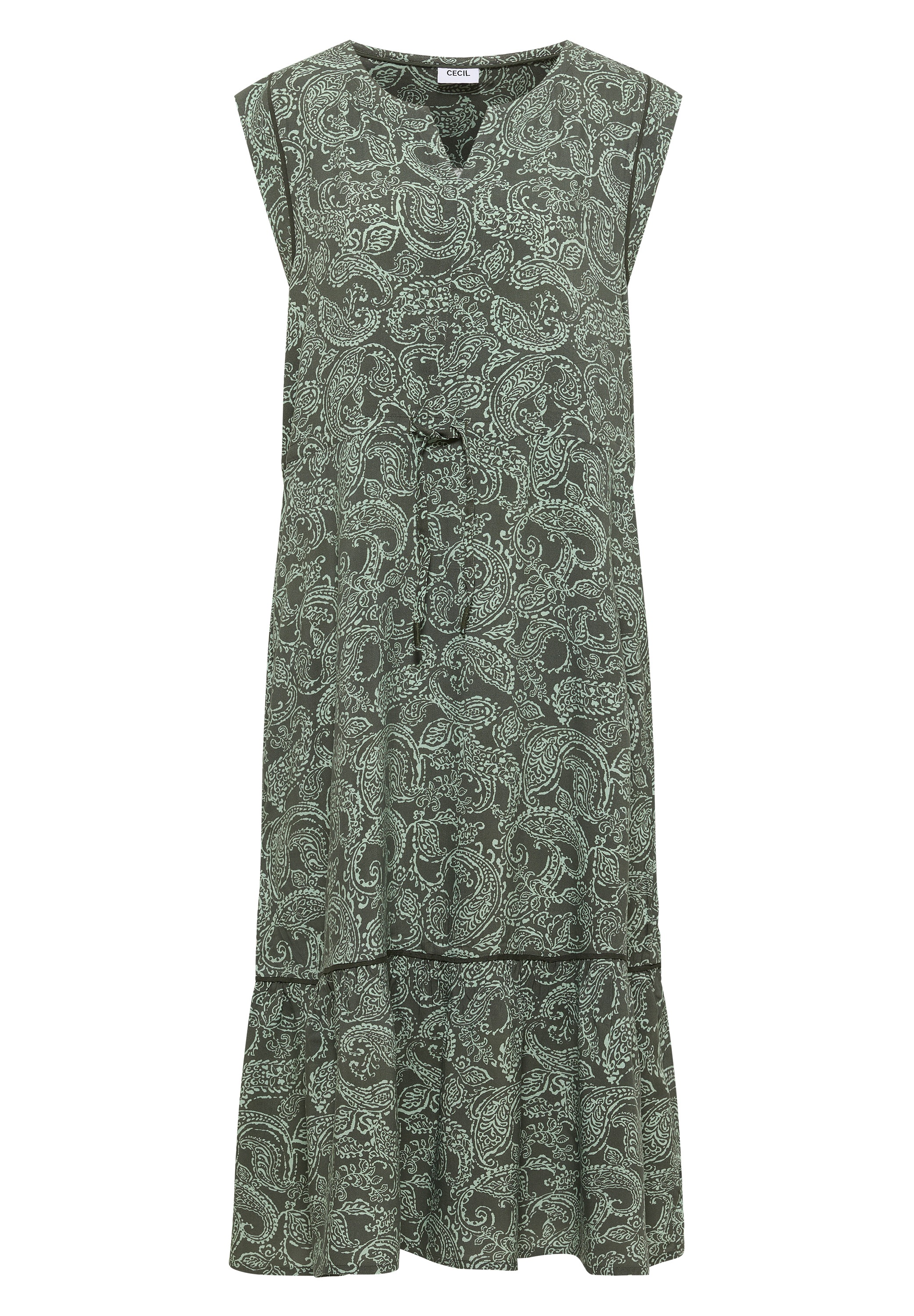 Cecil Midikleid Eingrifftaschen mit Paisleymuster