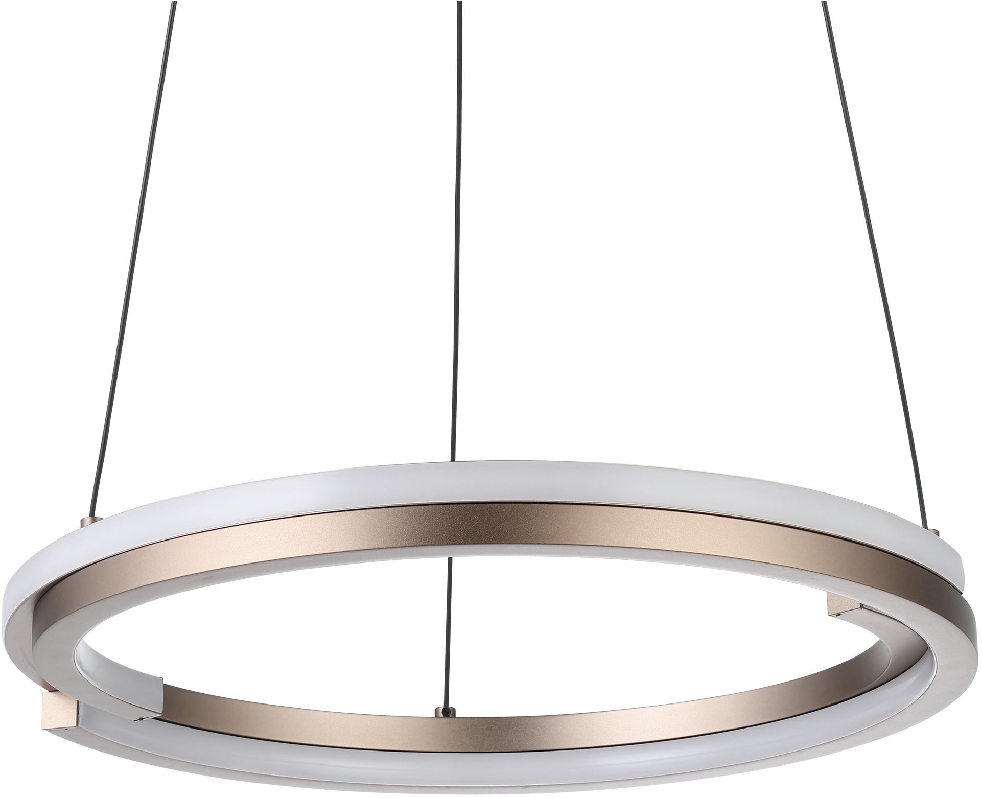 EGLO Hängeleuchte »MEZZOMONTE Pendellampe - Alu, Stahl - LED;LED - 1X20W;1X20W - IP20« LED-Modul 1 Stk. Kaltweiß | Neutralweiß | Warmweiß Hängelampe, Deckenlampe, Wohnzimmer, Esszimmer, H110 x Ø48 cm