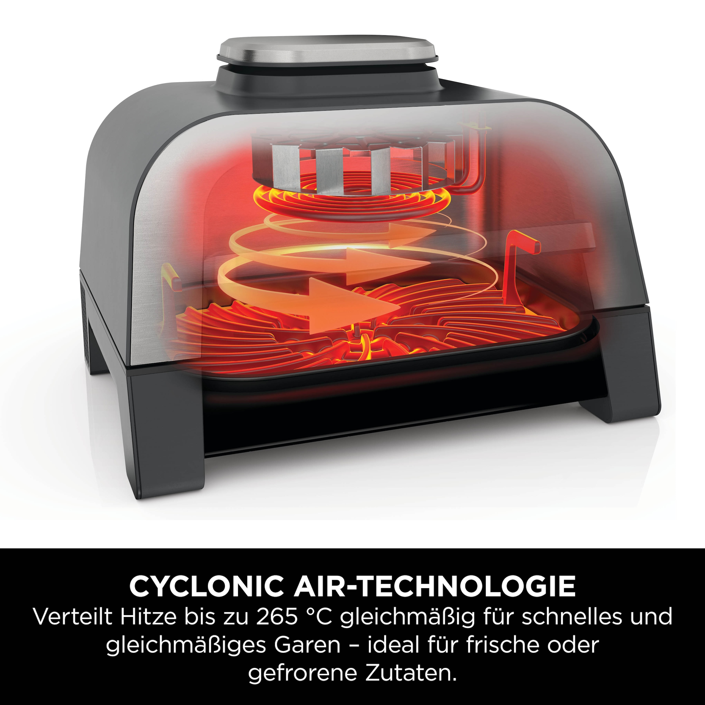 NINJA Tischgrill »DG551EU«, 1760 W, 6-in-1 MAX Grill und Heißluftfritteuse