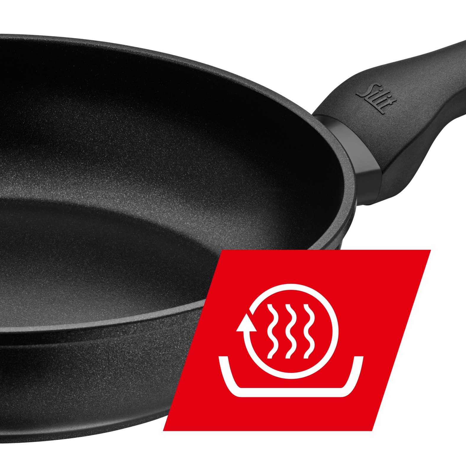 Silit Bratpfanne »Merida Induktion, PTFE-Antihaftbeschichtung«, Aluminiumguss, (1 tlg.), für alle Herdarten geeignet, Handwäsche