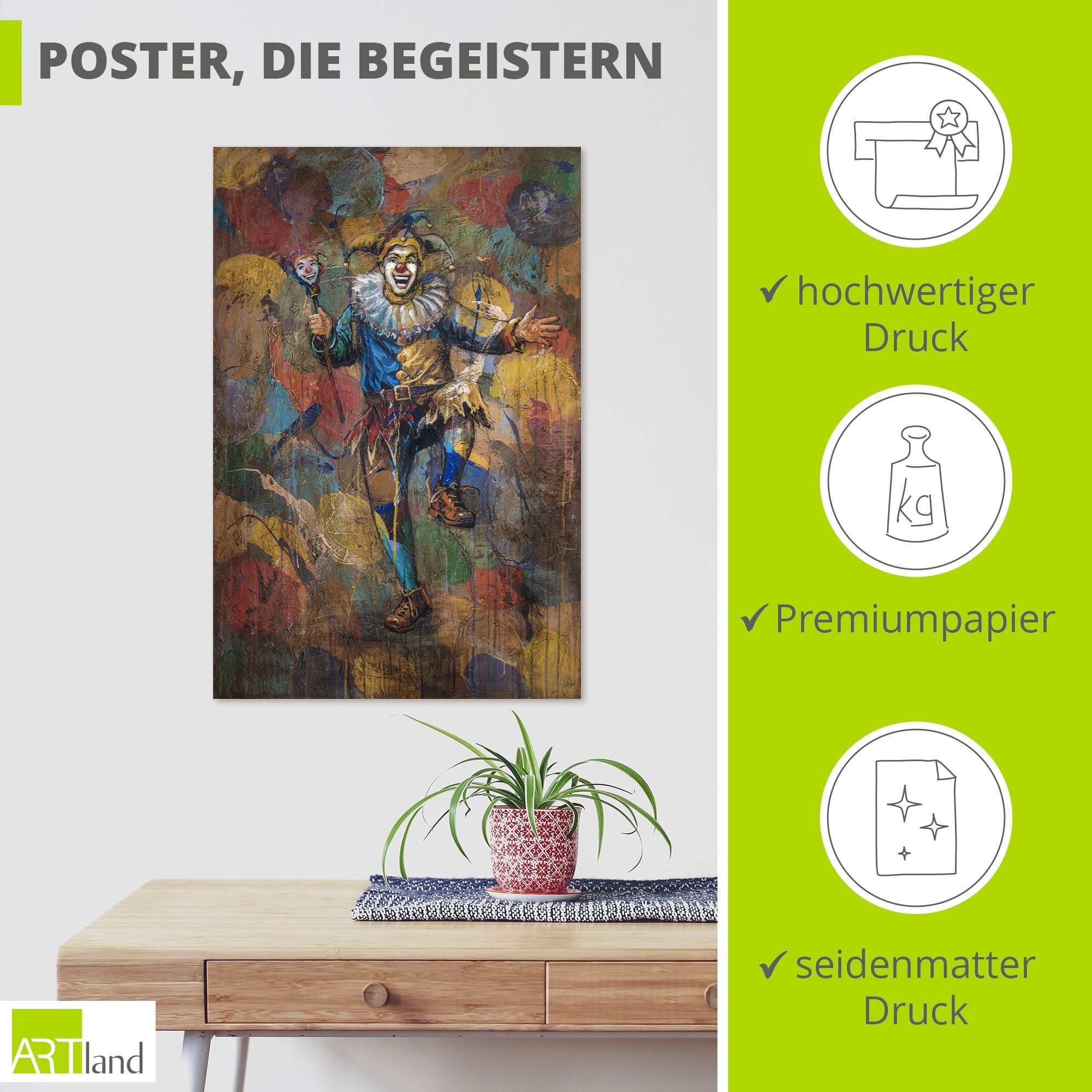Artland Wandbild »Die Einladung« 1 Stk. tlg. als Alubild, Leinwandbild, Poster, Wandaufkleber in verschied. Größen
