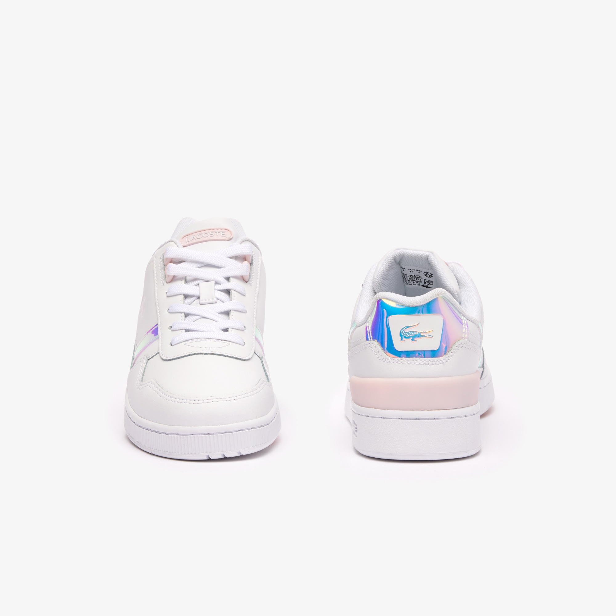 Lacoste T-Clip 124 2 SFA Sneaker White/Pink Leather Size 37 3