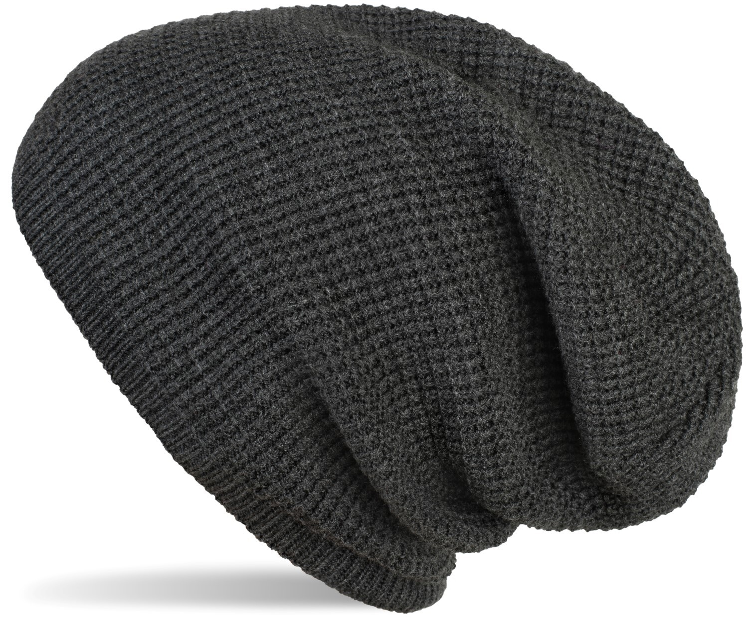 styleBREAKER Strickmütze "Strick Beanie Mütze mit Karo Strickmuster" 1 Stk. günstig online kaufen