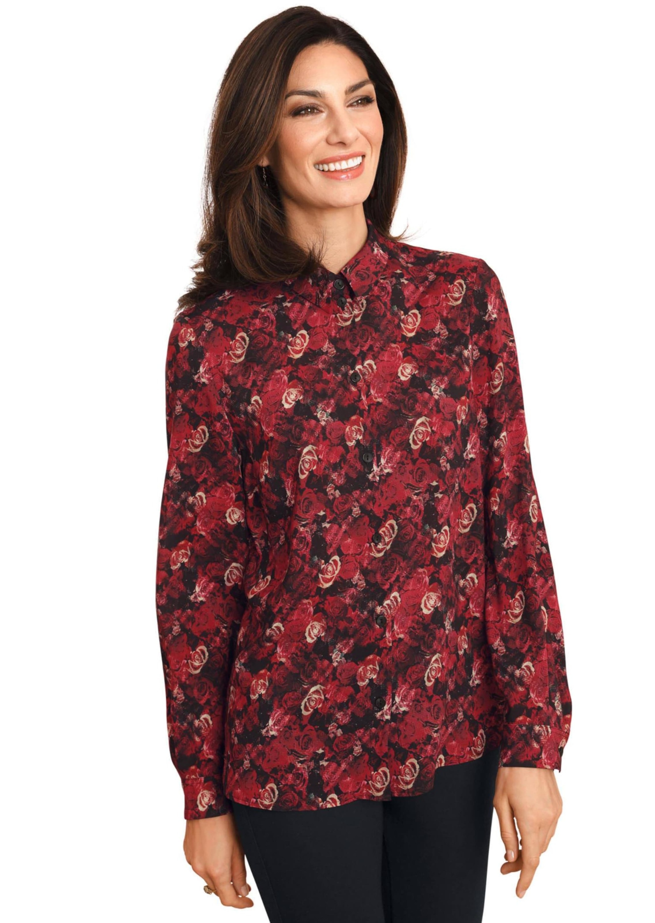 GOLDNER Druckbluse "Elegante Bluse in trageangenehmer Qualität" günstig online kaufen