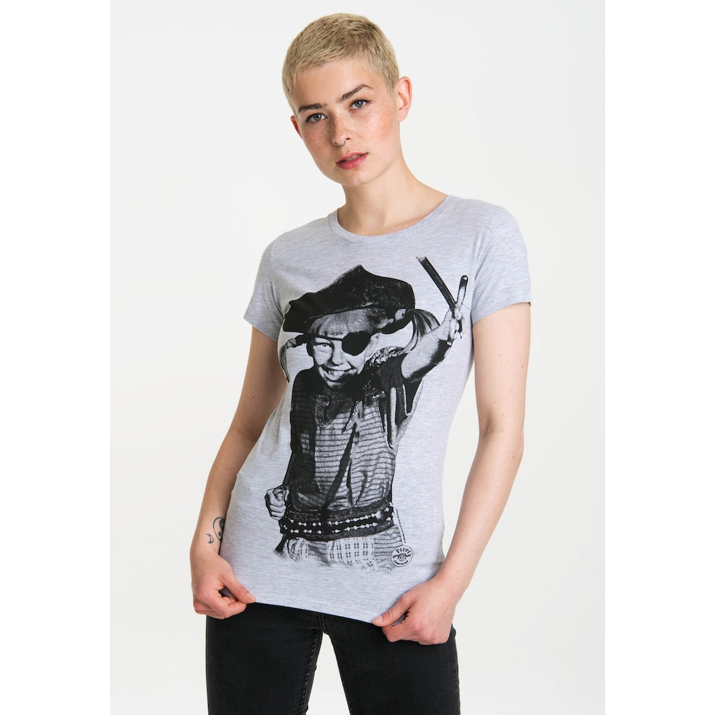 LOGOSHIRT T-Shirt »Pippi Langstrumpf Pirat« mit niedlichem Print