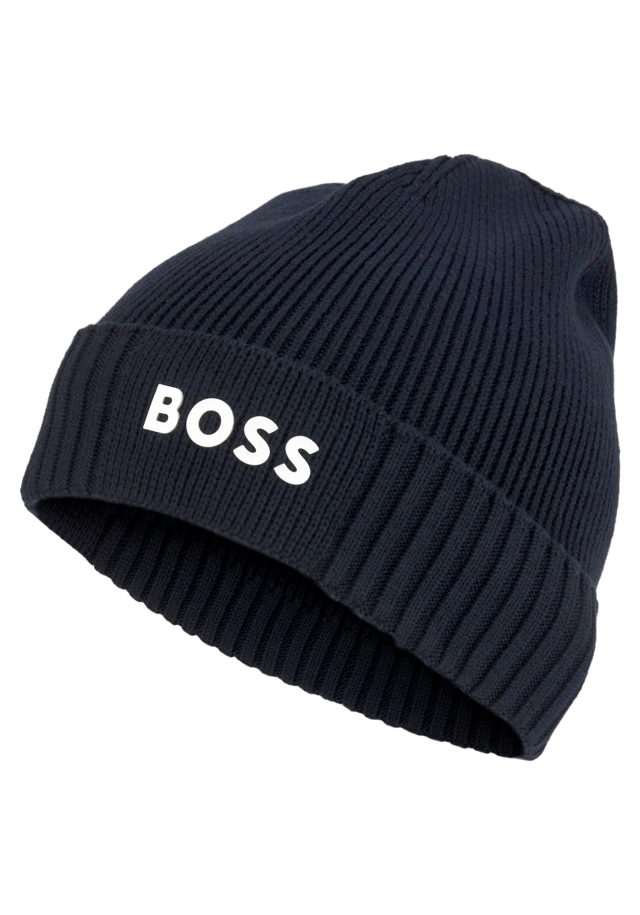 BOSS GREEN Beanie "Asic Beanie", aus Rippenstrick günstig online kaufen